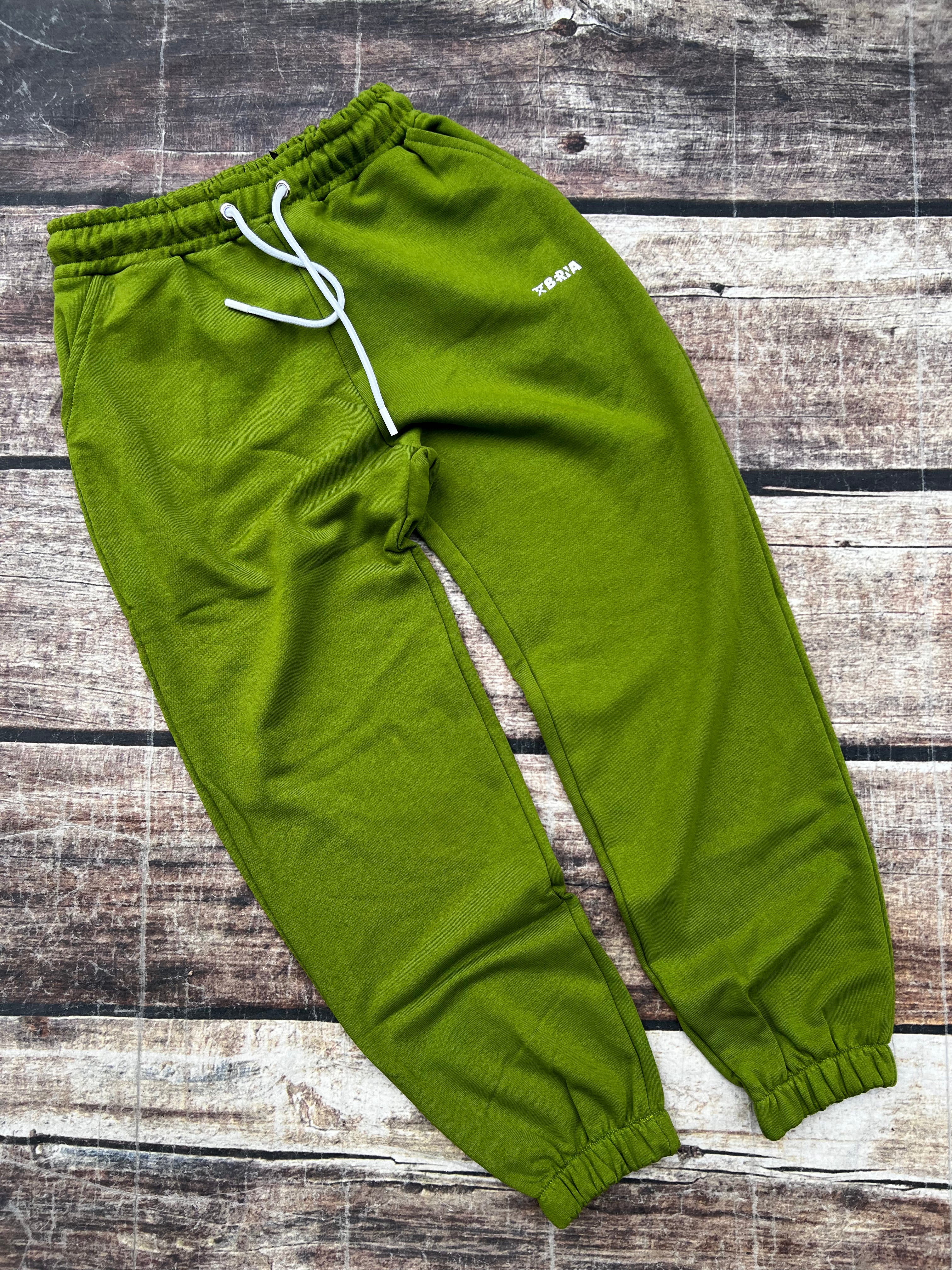 Pantalone Berna Felpa Verde Olio (8846134411604)