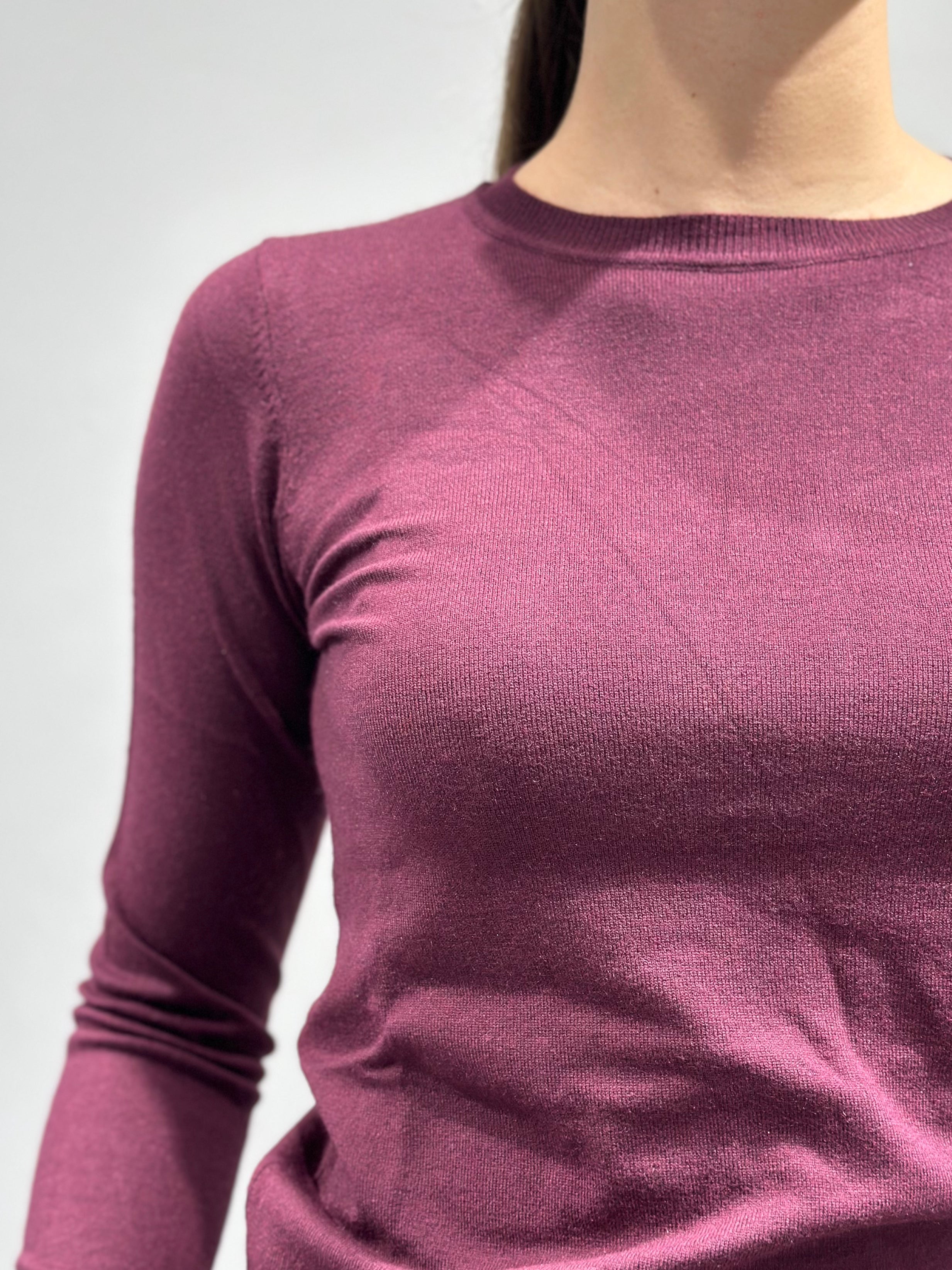 Maglioncino Over-d Bordeaux M16