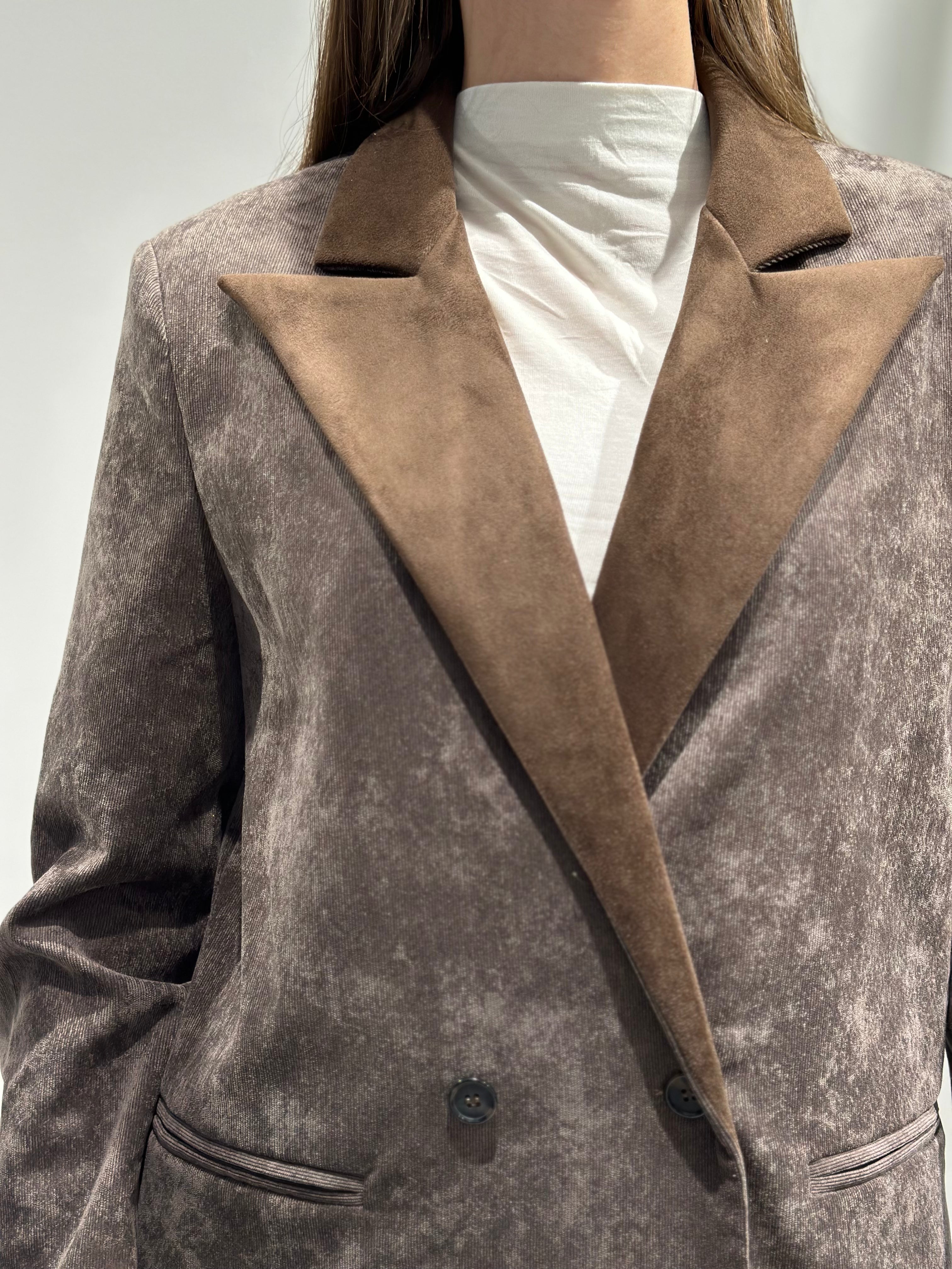 Completo Dixie Velluto Moro