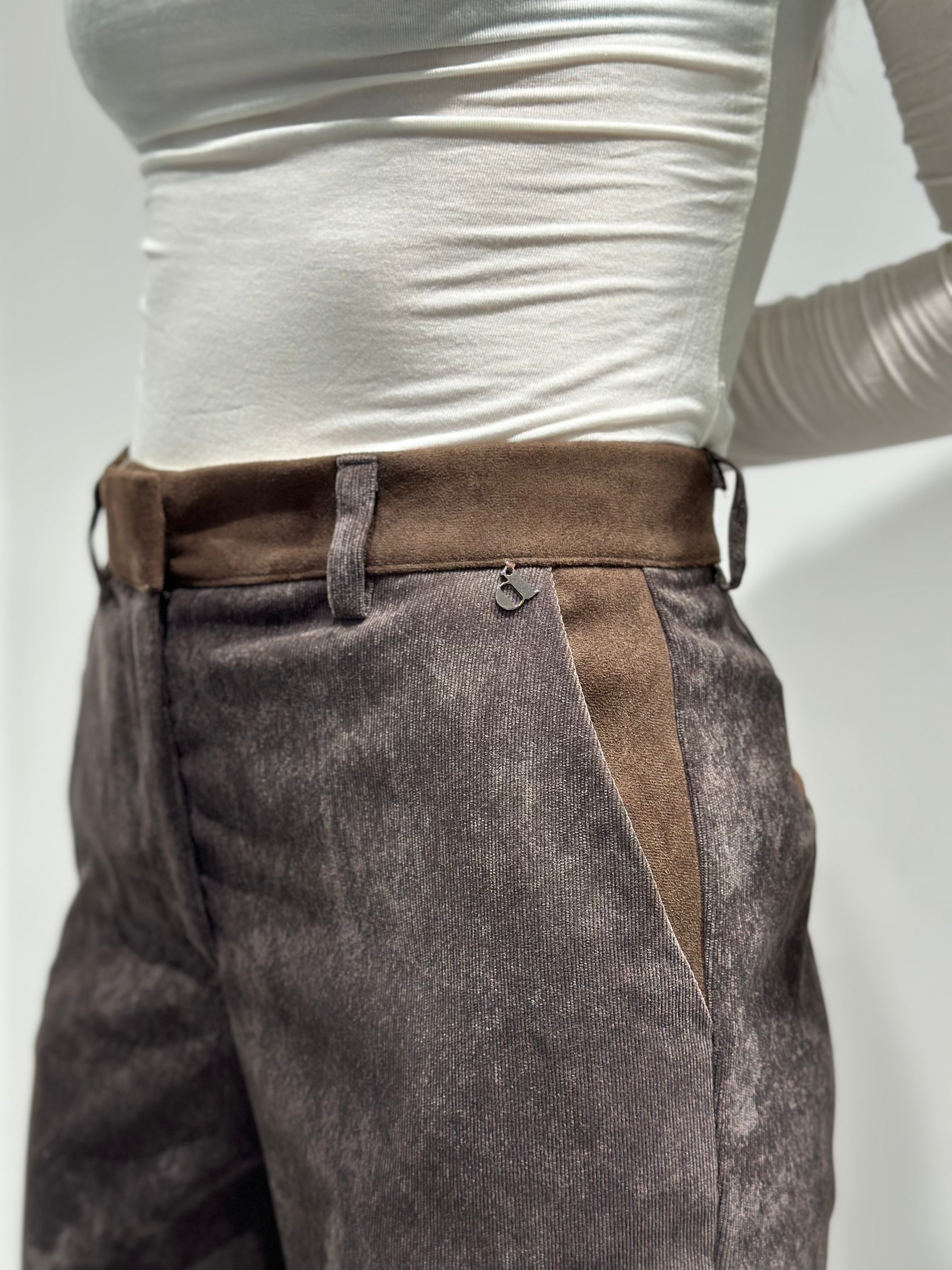 Completo Dixie Velluto Moro