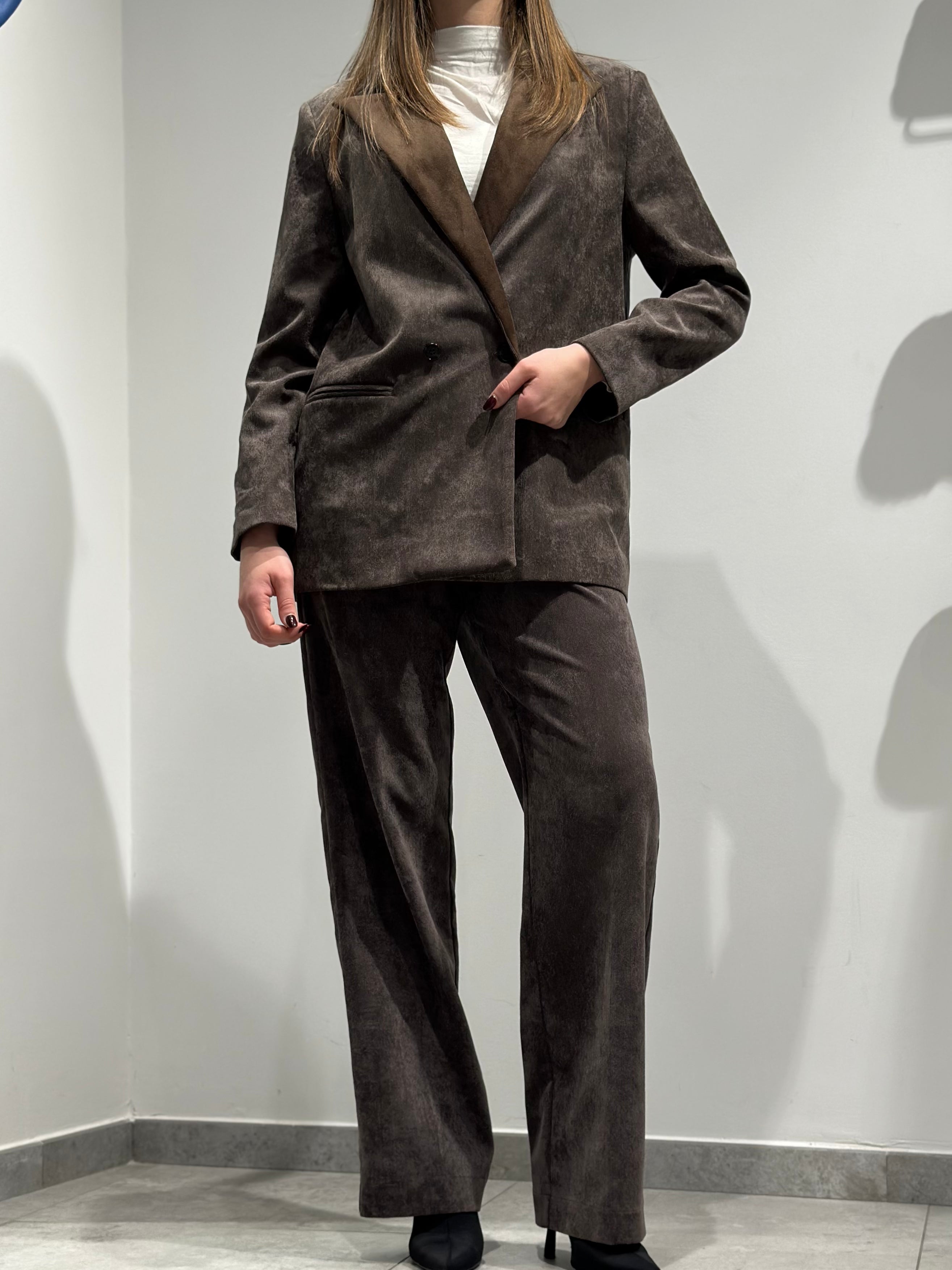 Completo Dixie Velluto Moro