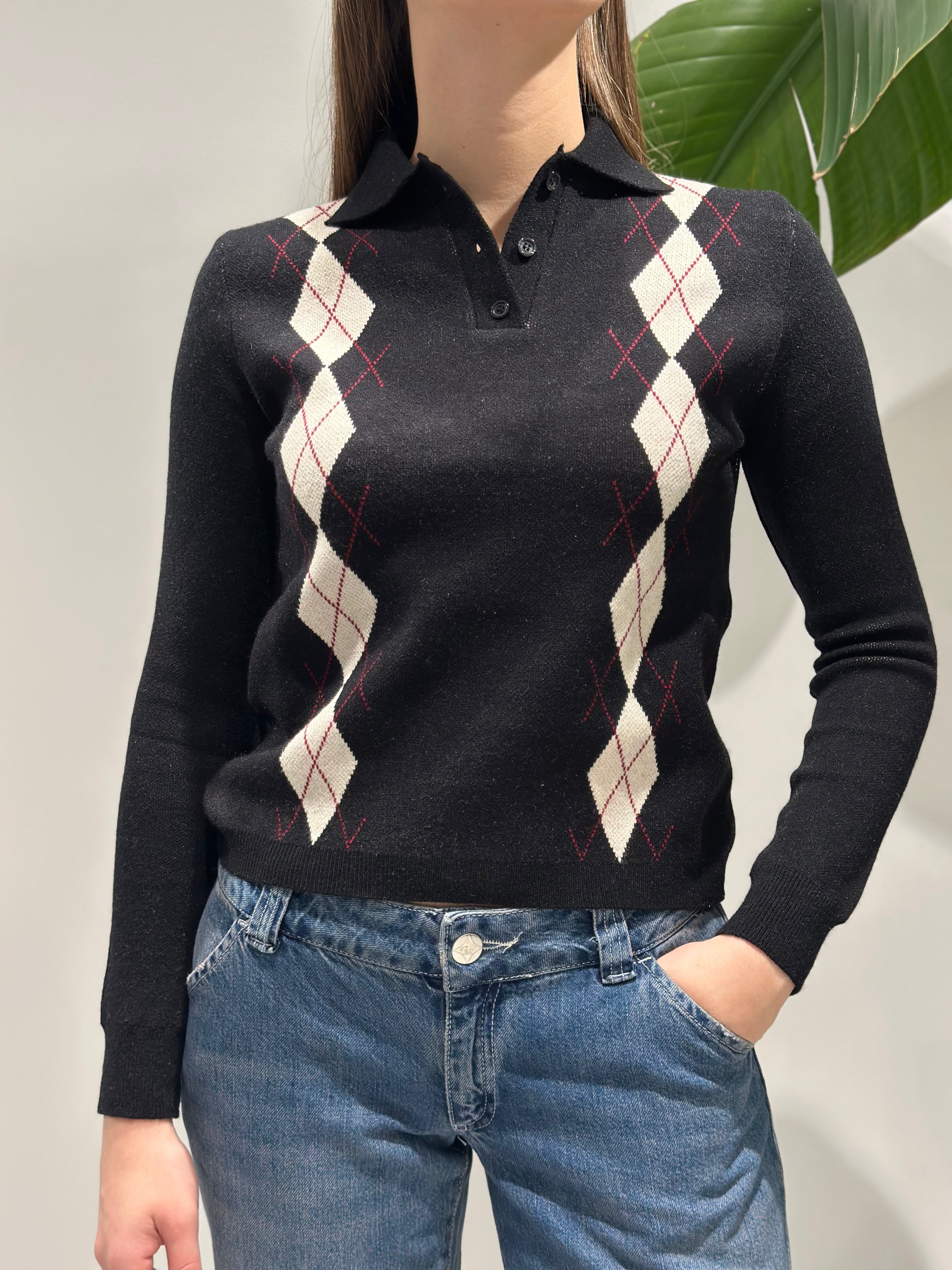 Polo Lokita Rombi Nera