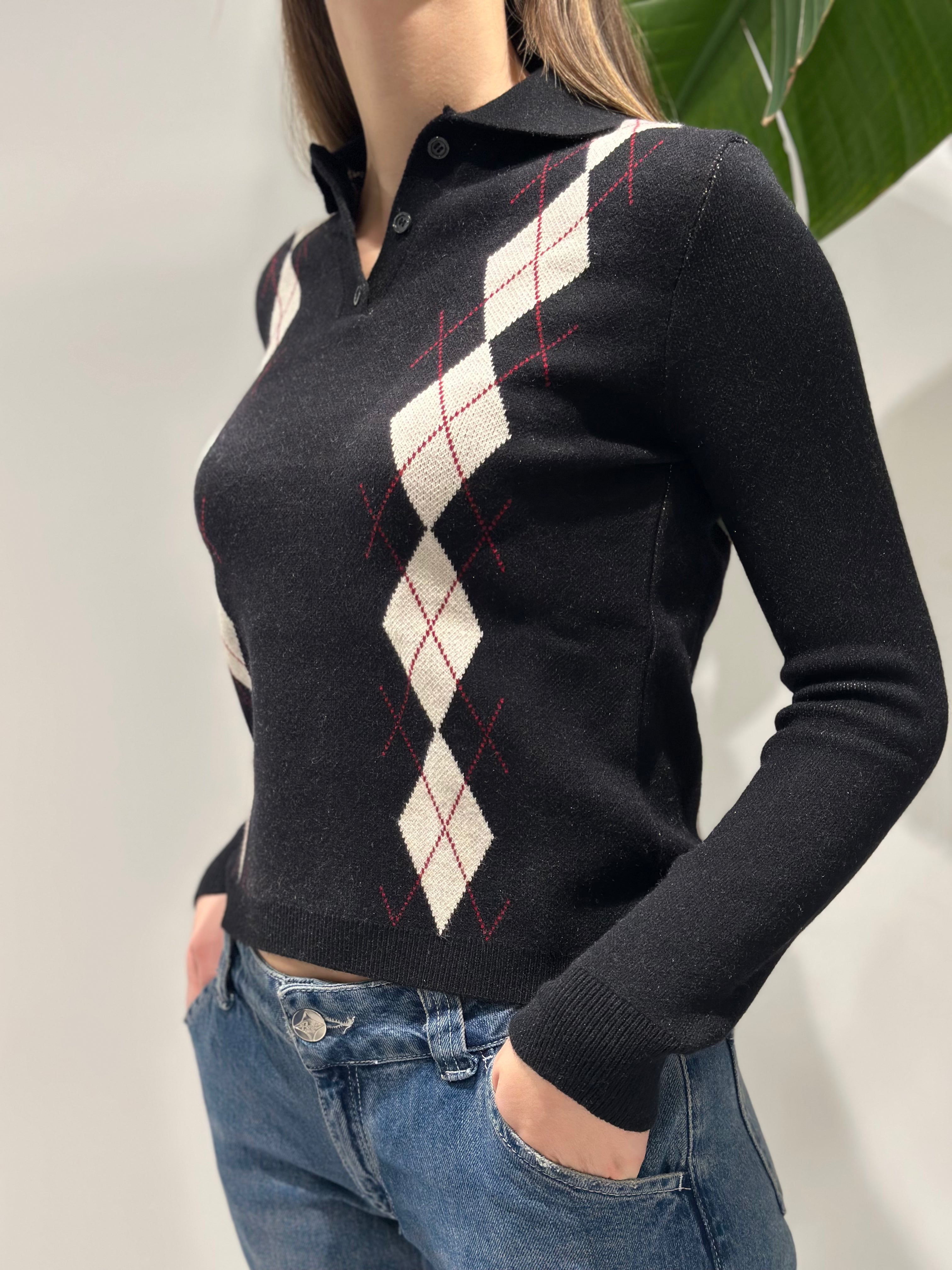 Polo Lokita Rombi Nera