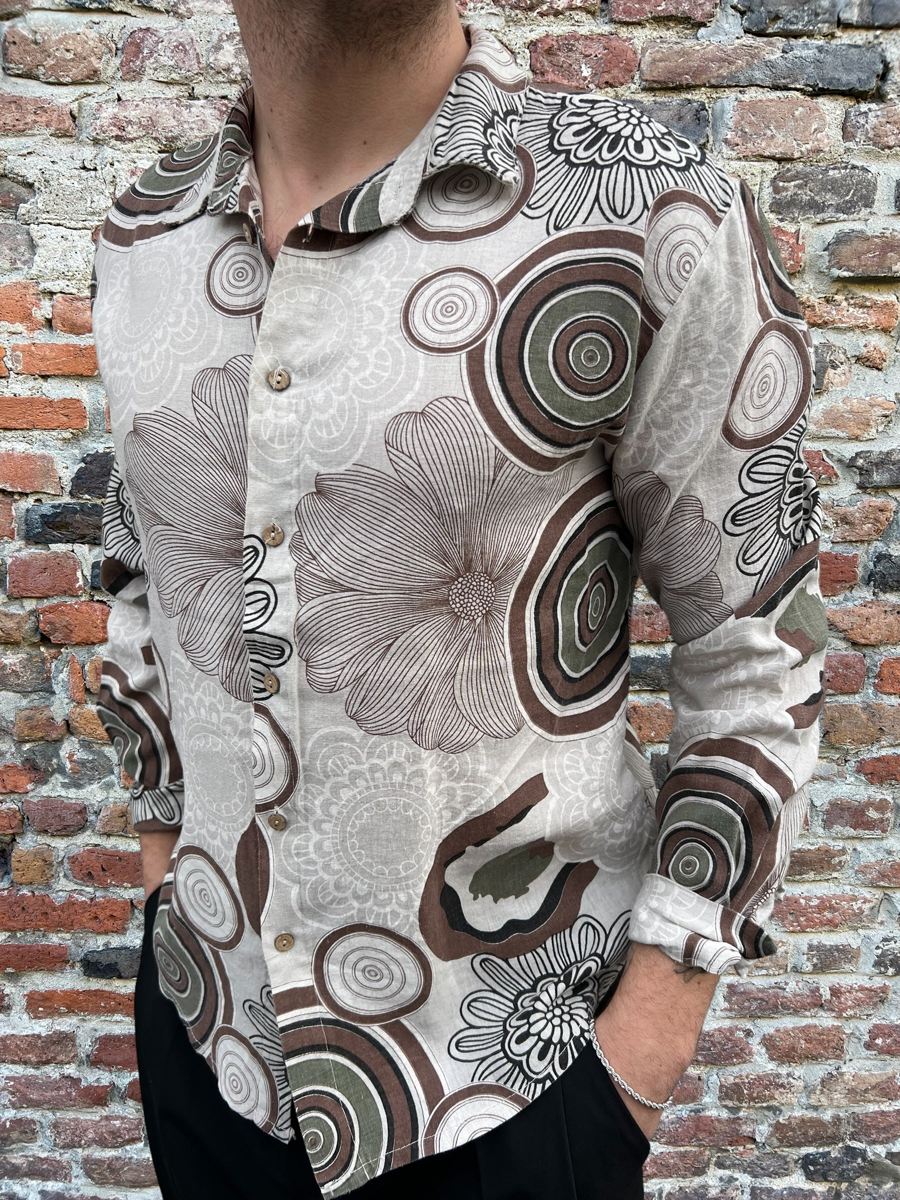 Camicia Block Eleven Lino 081 (8909140918612)