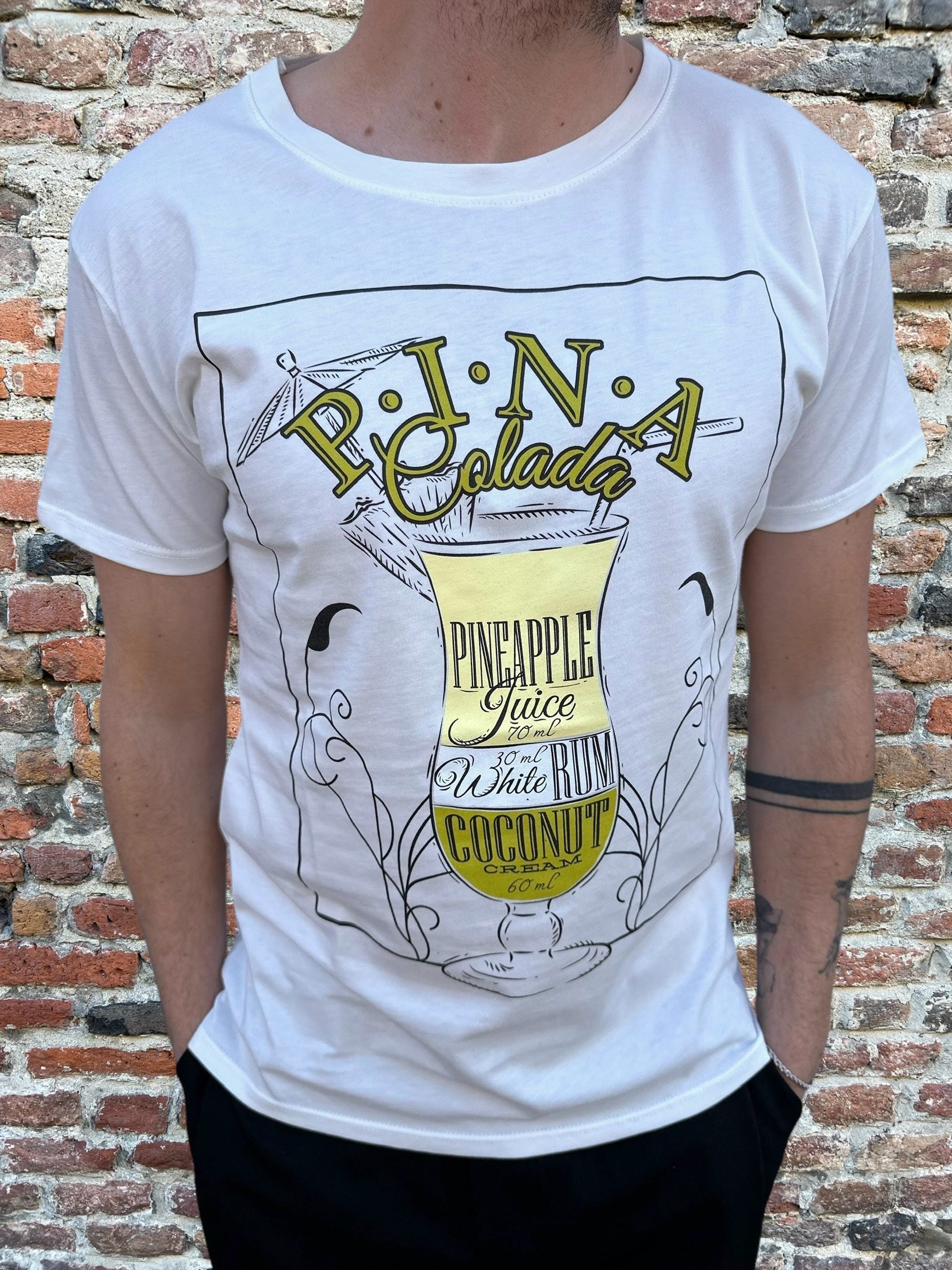 T-shirt Berna cocktail Pina Colada (8908239143252)