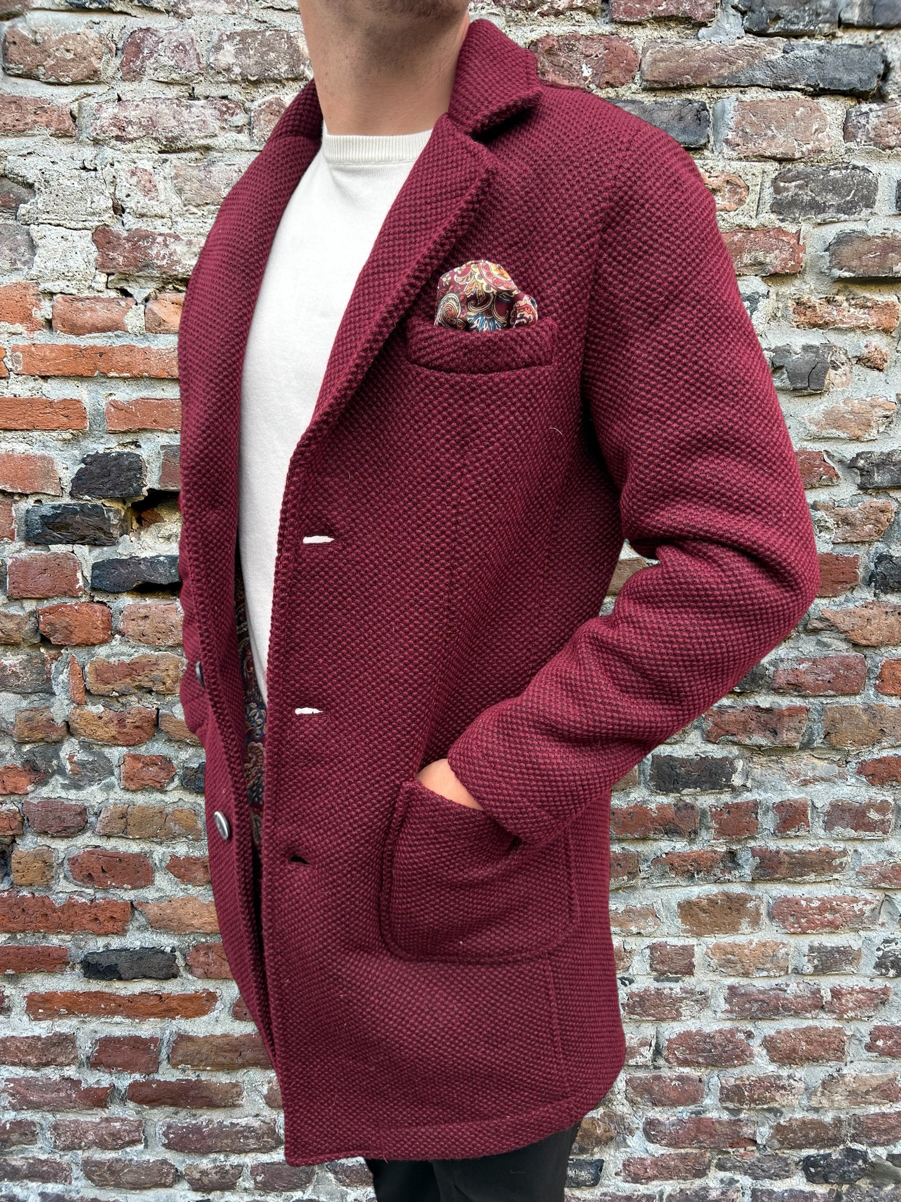 Cappotto V2 Punto di Riso Bordeaux (12245095776596)
