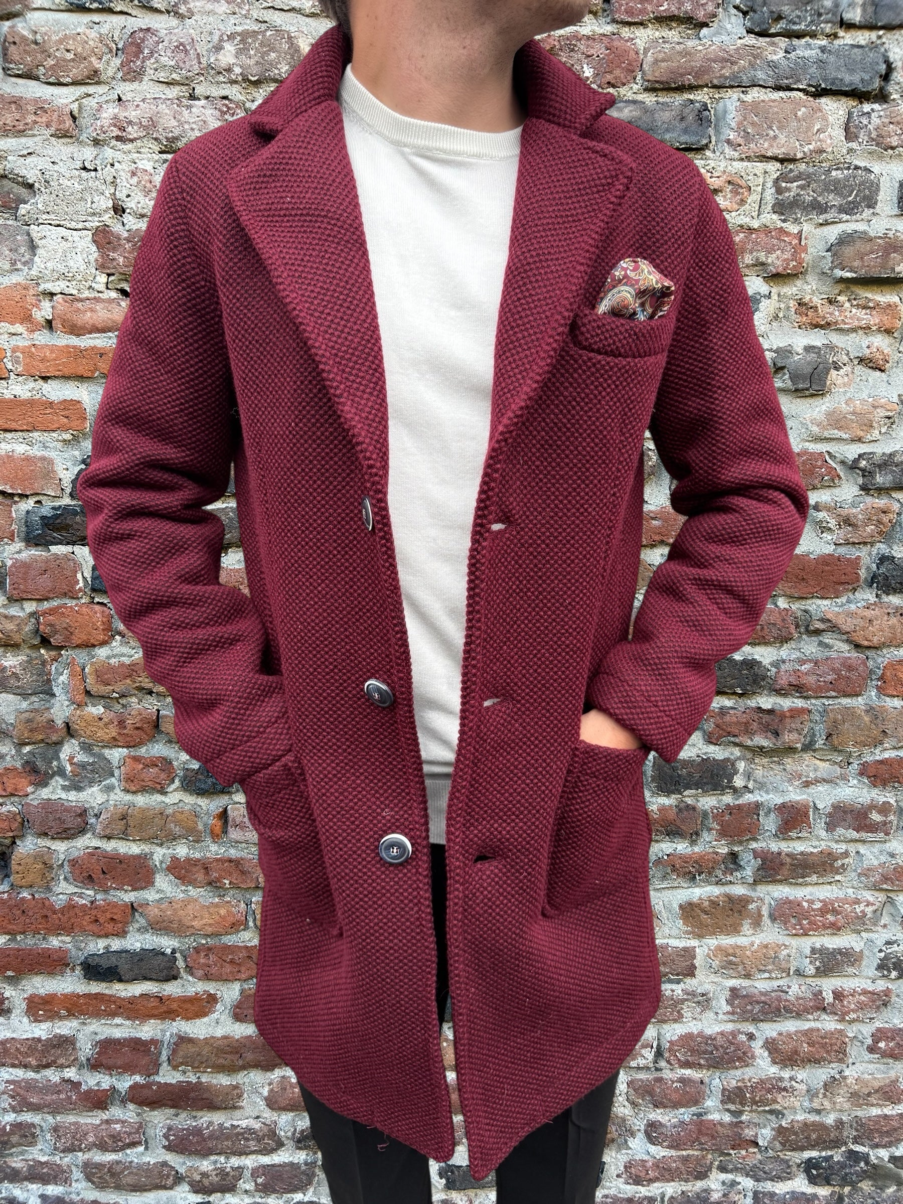 Cappotto V2 Punto di Riso Bordeaux (12245095776596)