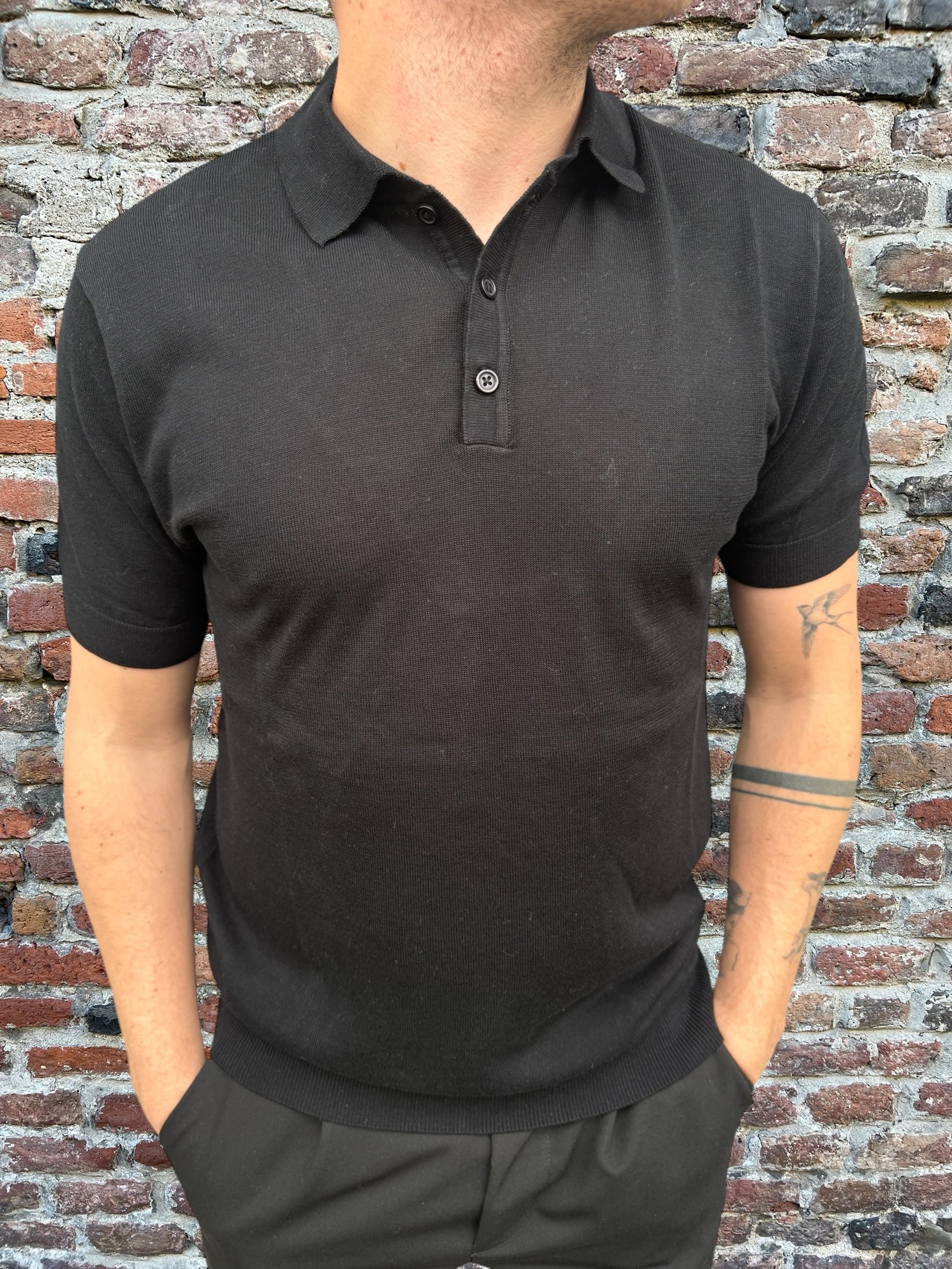 Polo Over-D Maglia Nera M02 (11988439236948)