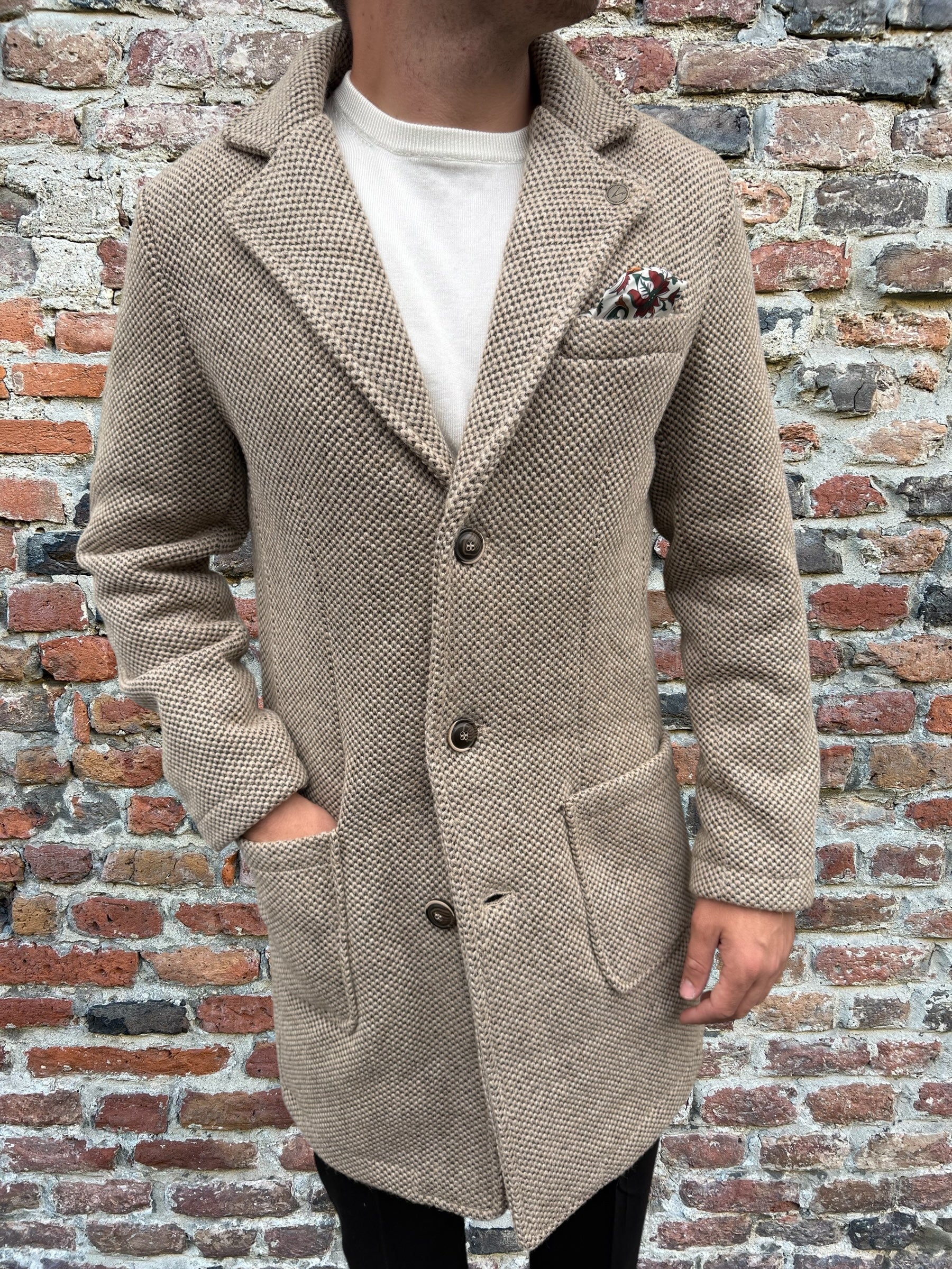Cappotto V2 Punto di Riso Sabbia (12245096595796)