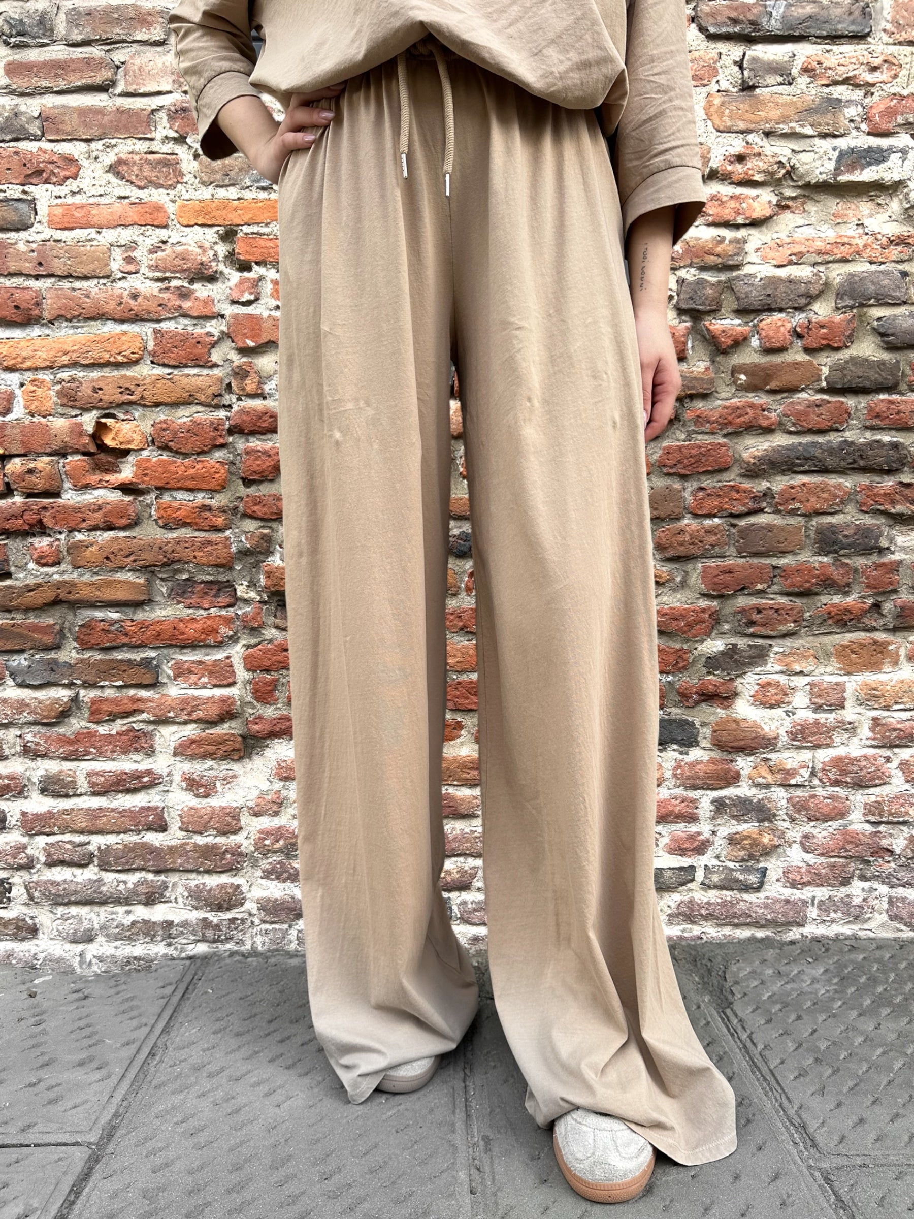 Pantalone Kontatto Elastico Cammello (8965268439380)