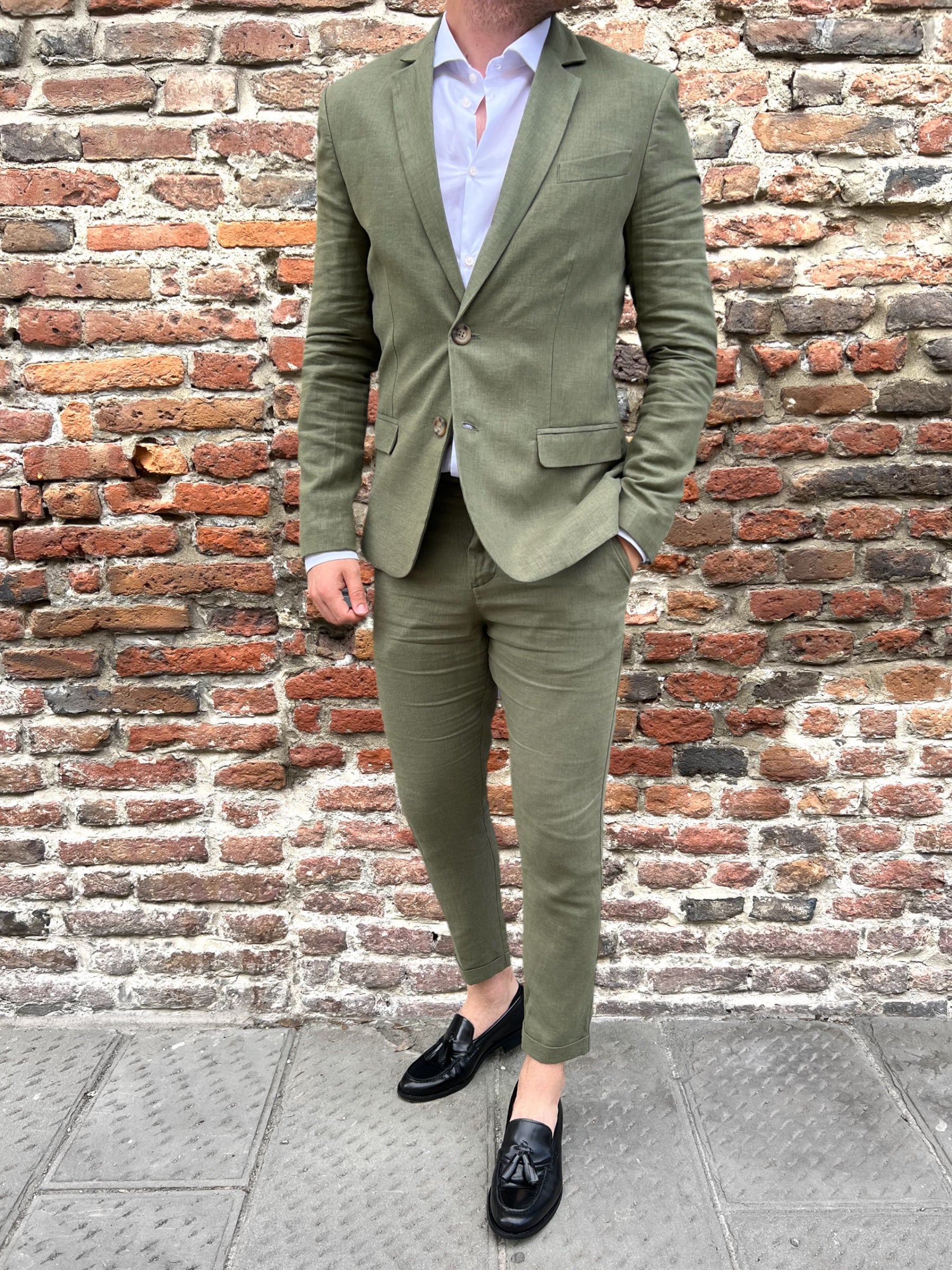 Pantalone Imperial Lino Army 71 (9191002898772)