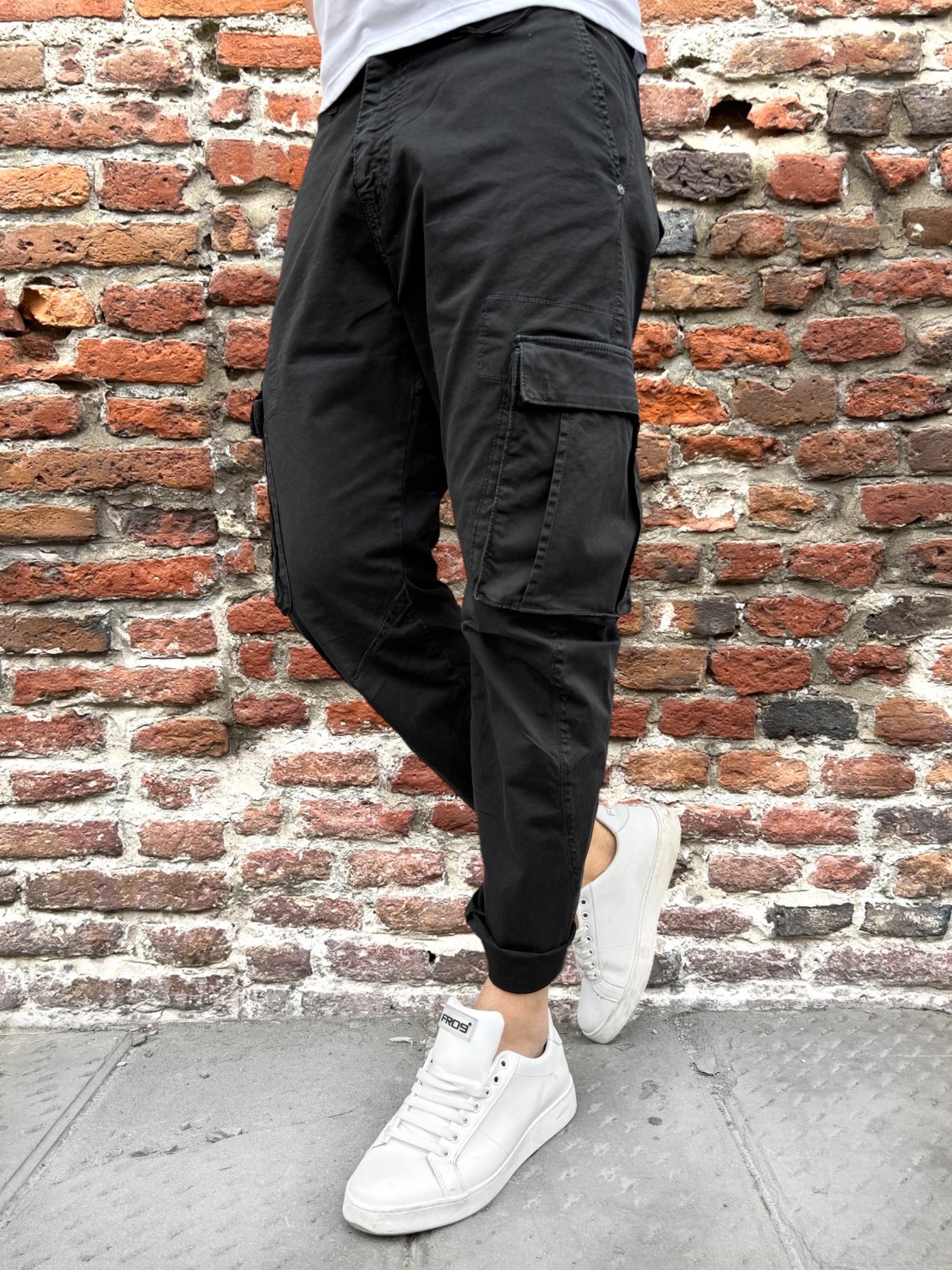 Pantalone Imperial Cargo Roc Nero (11945596191060)
