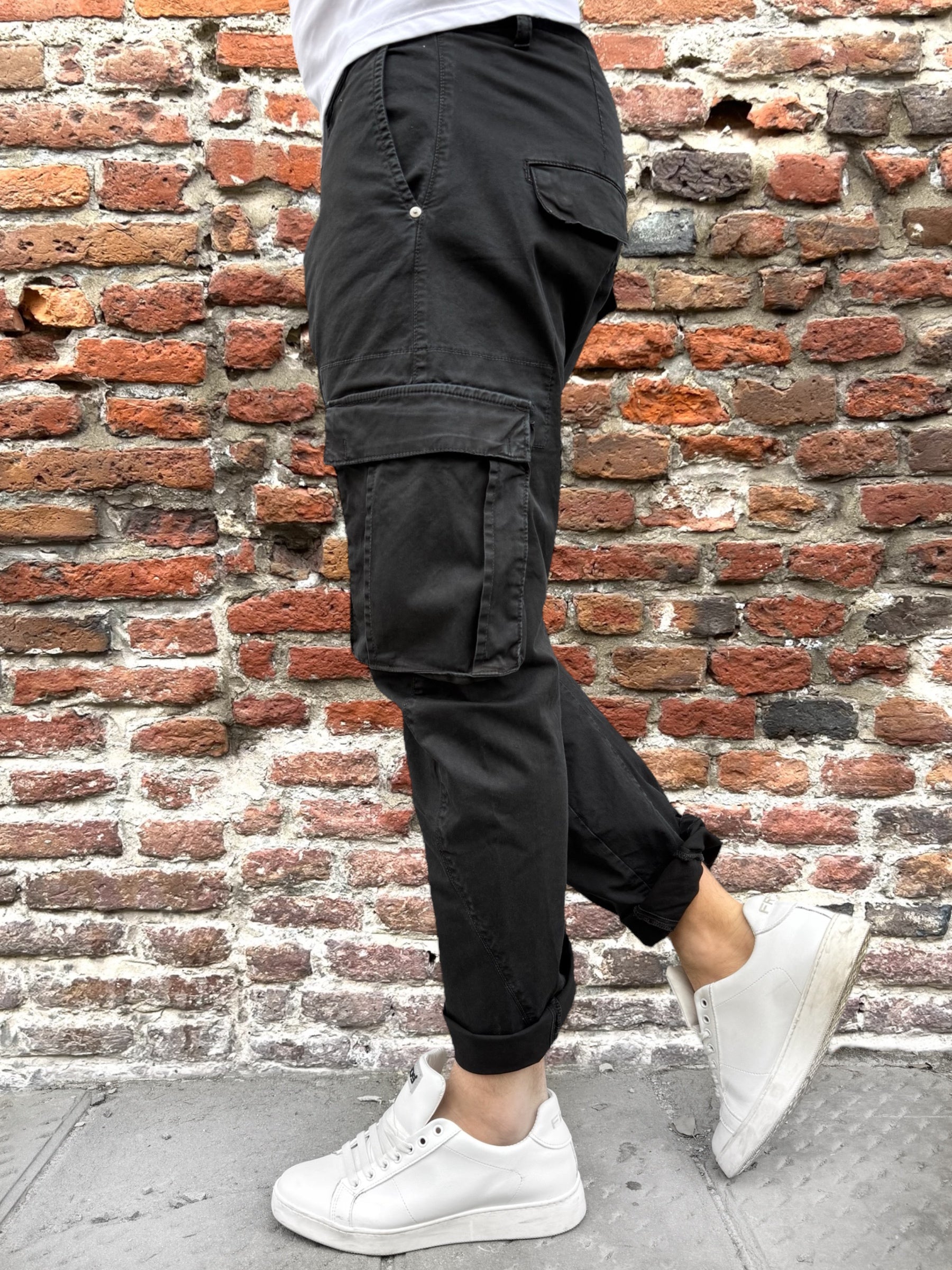 Pantalone Imperial Cargo Roc Nero (11945596191060)
