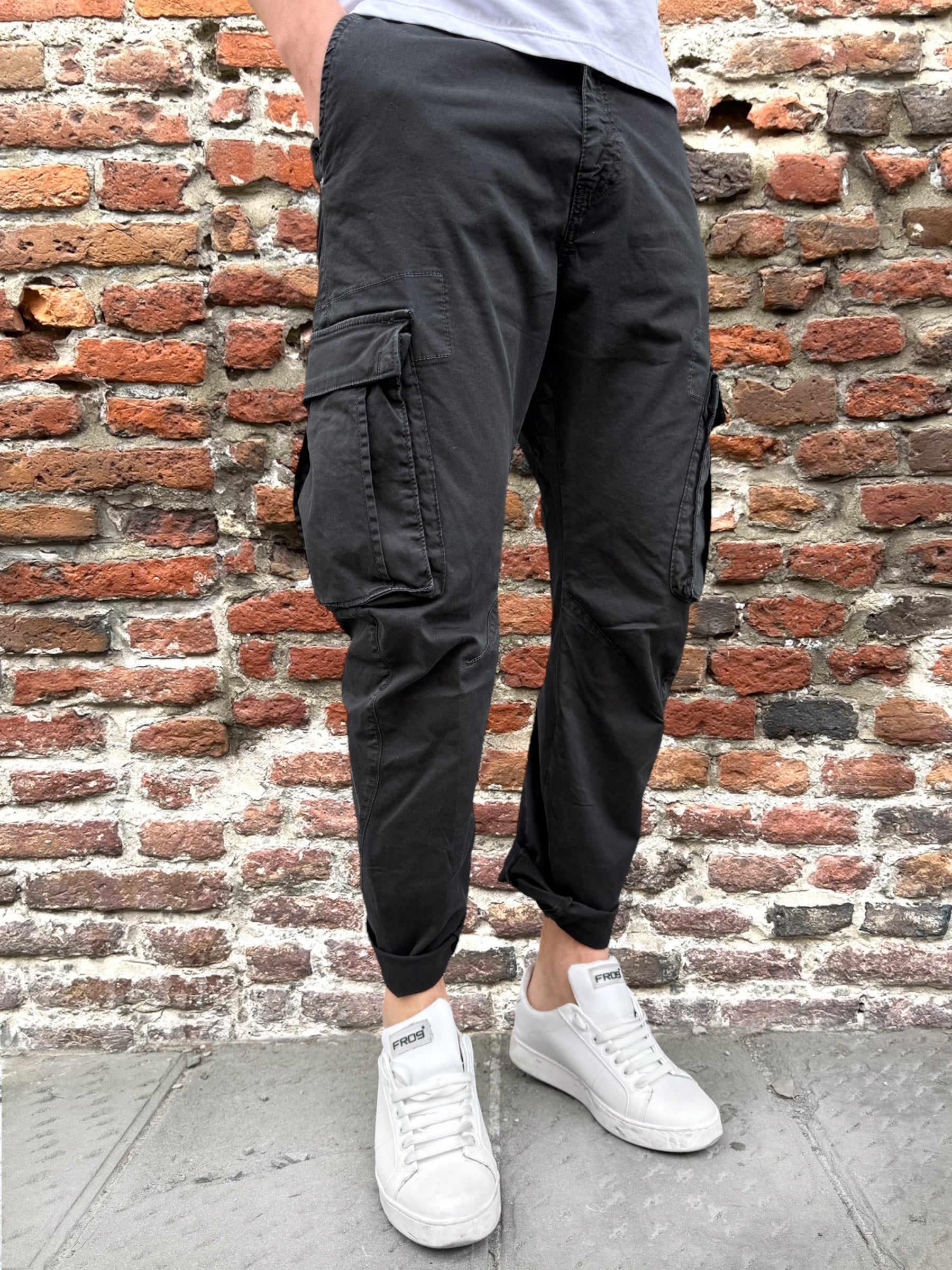 Pantalone Imperial Cargo Roc Nero (11945596191060)