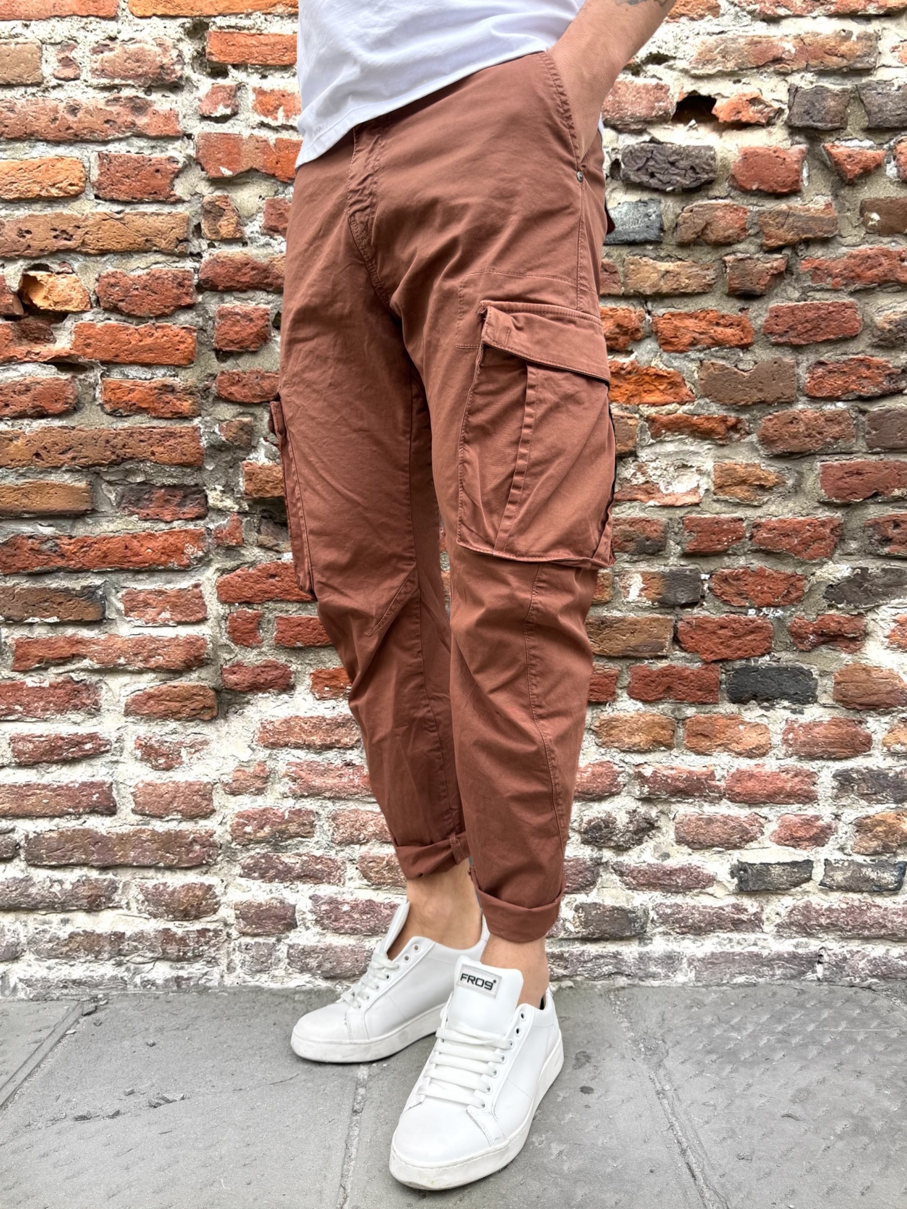 Pantalone Imperial Cargo Roc Mattone (11945595601236)