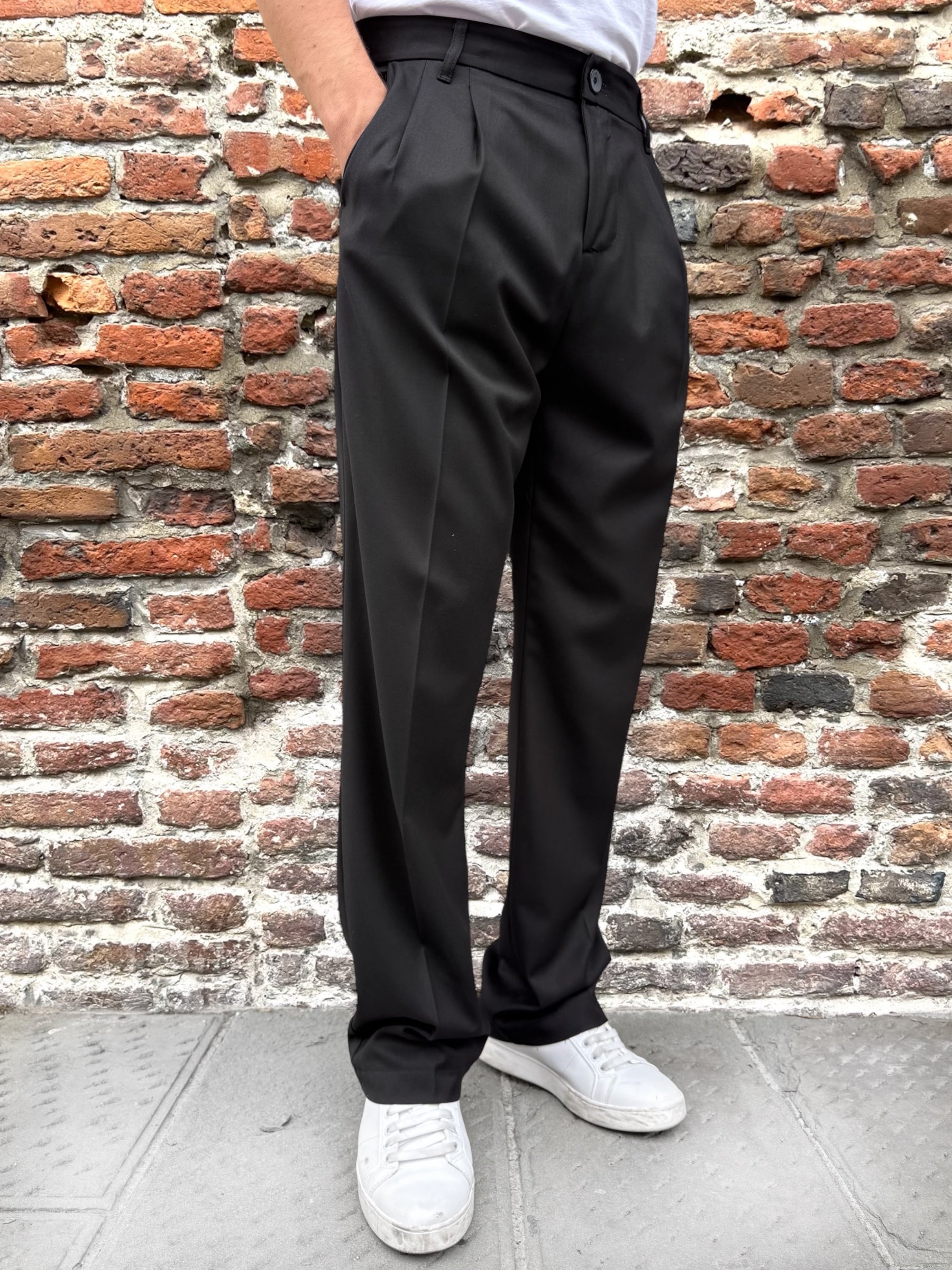 Pantalone Imperial Palazzo Elvis Nero (12243193430356)