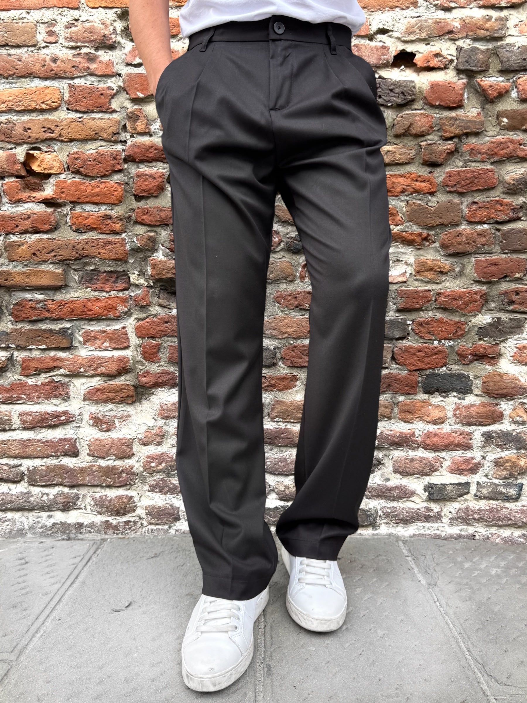 Pantalone Imperial Palazzo Elvis Nero (12243193430356)
