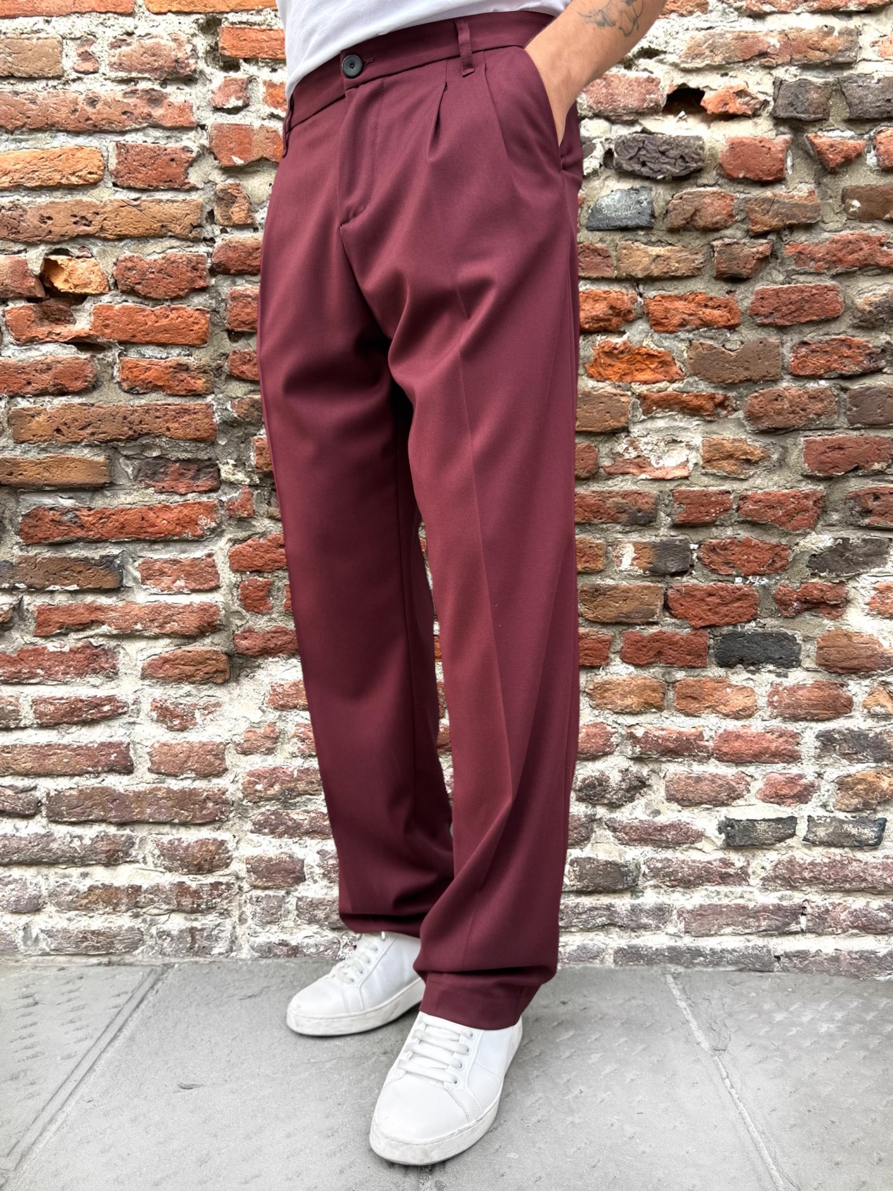 Pantalone Imperial Palazzo Elvis Bordeaux (12243193233748)