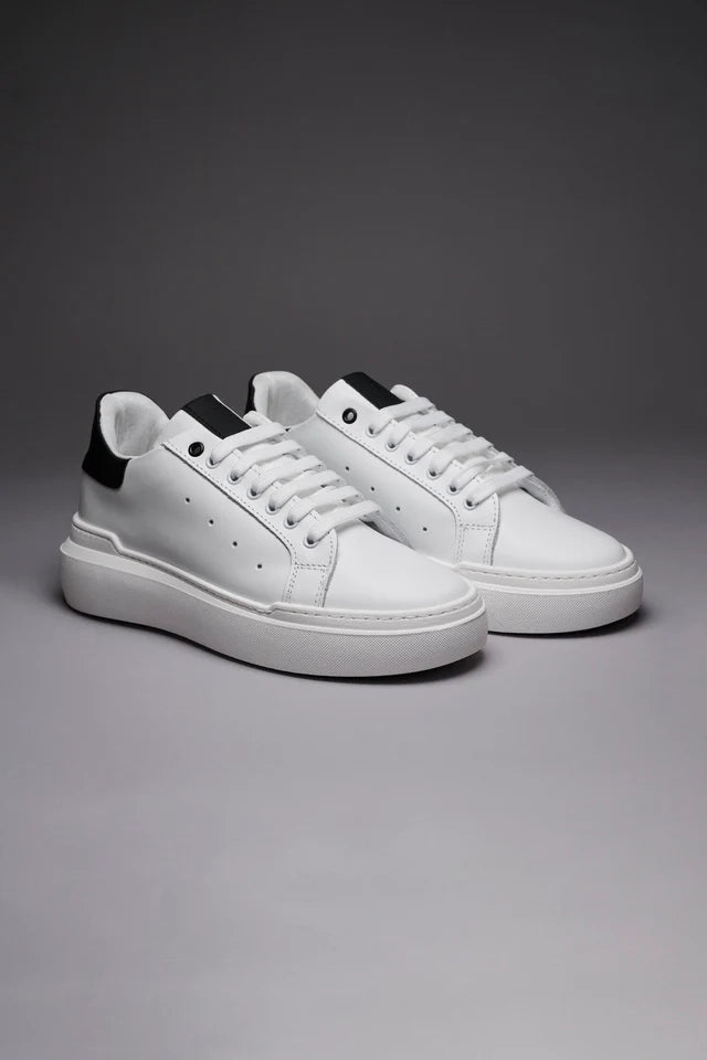 Scarpe V2 Suola Alta Bianca Nera