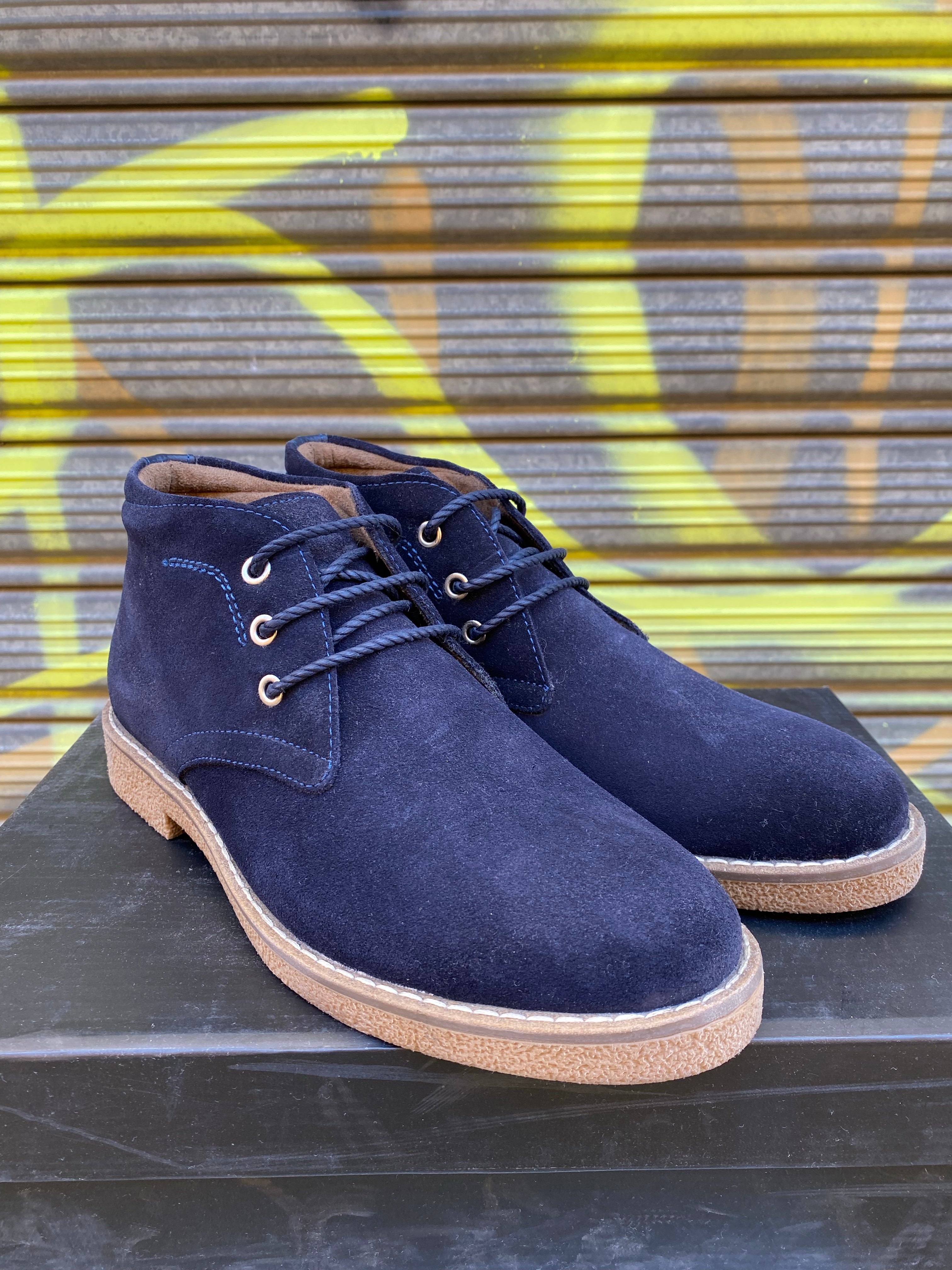 Scarponcino pelle scamosciata Over-D (6682038730805)