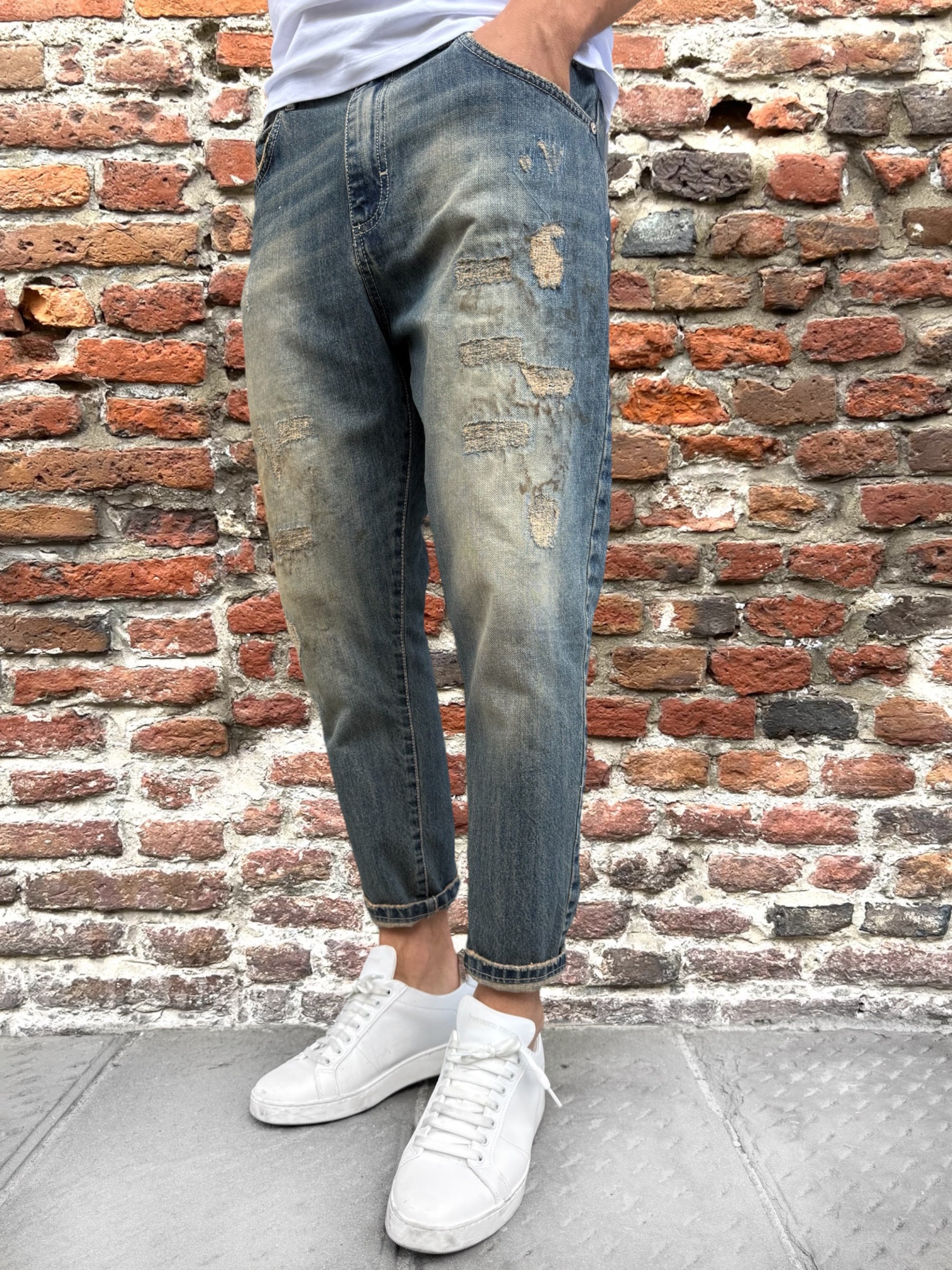 Jeans Berna Carrot Destroyed 2075 (12231961837908)