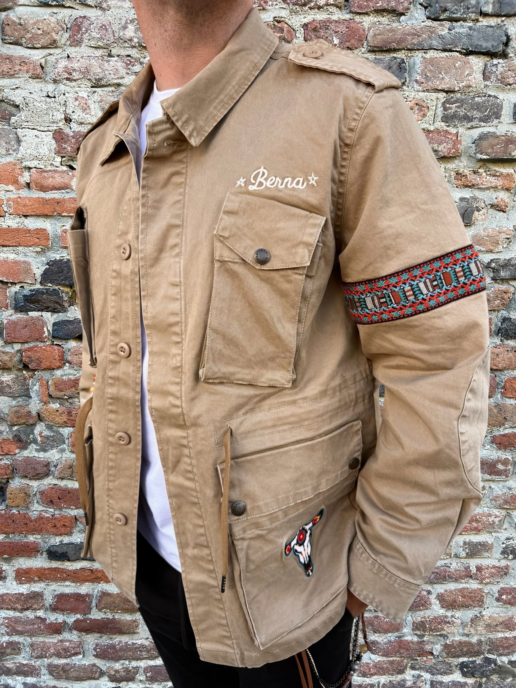 Field Jacket Berna Falco Beige (12230138265940)
