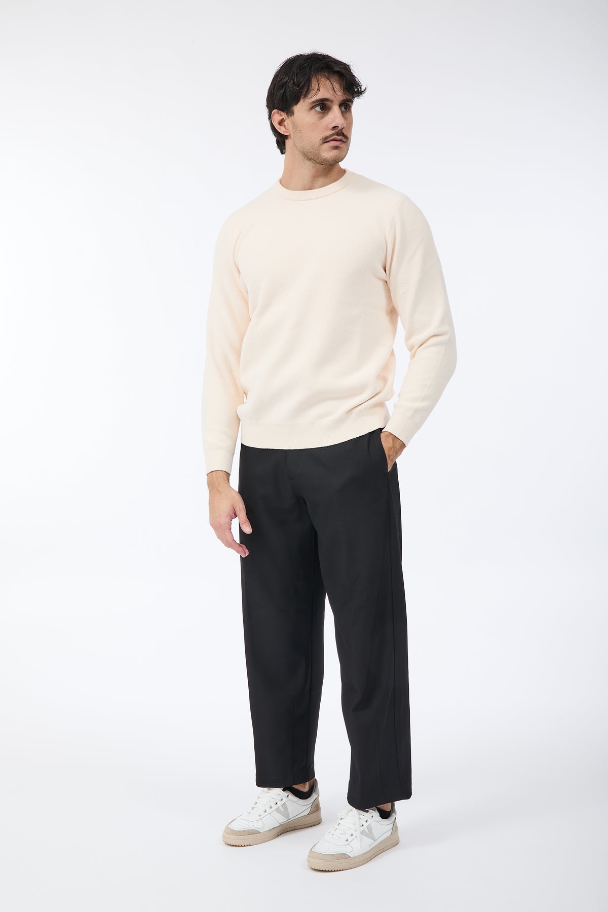Maglione Over-d Spugna Panna M67
