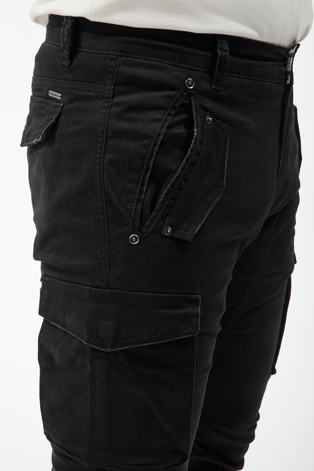 Pantalone Gianni Lupo Cargo Nero 2363