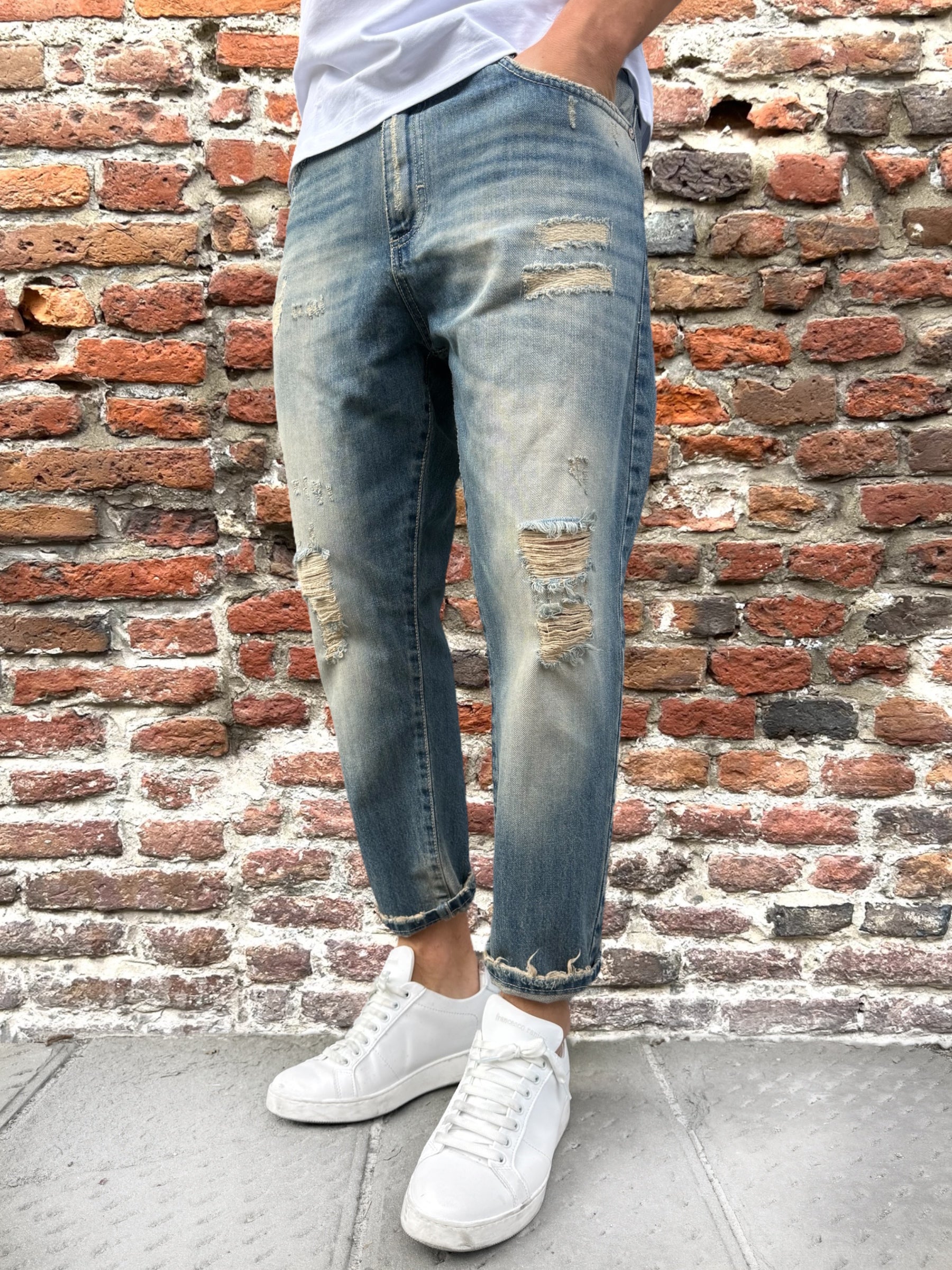 Jeans Berna Carrot Destroyed 2076 (12228253876564)