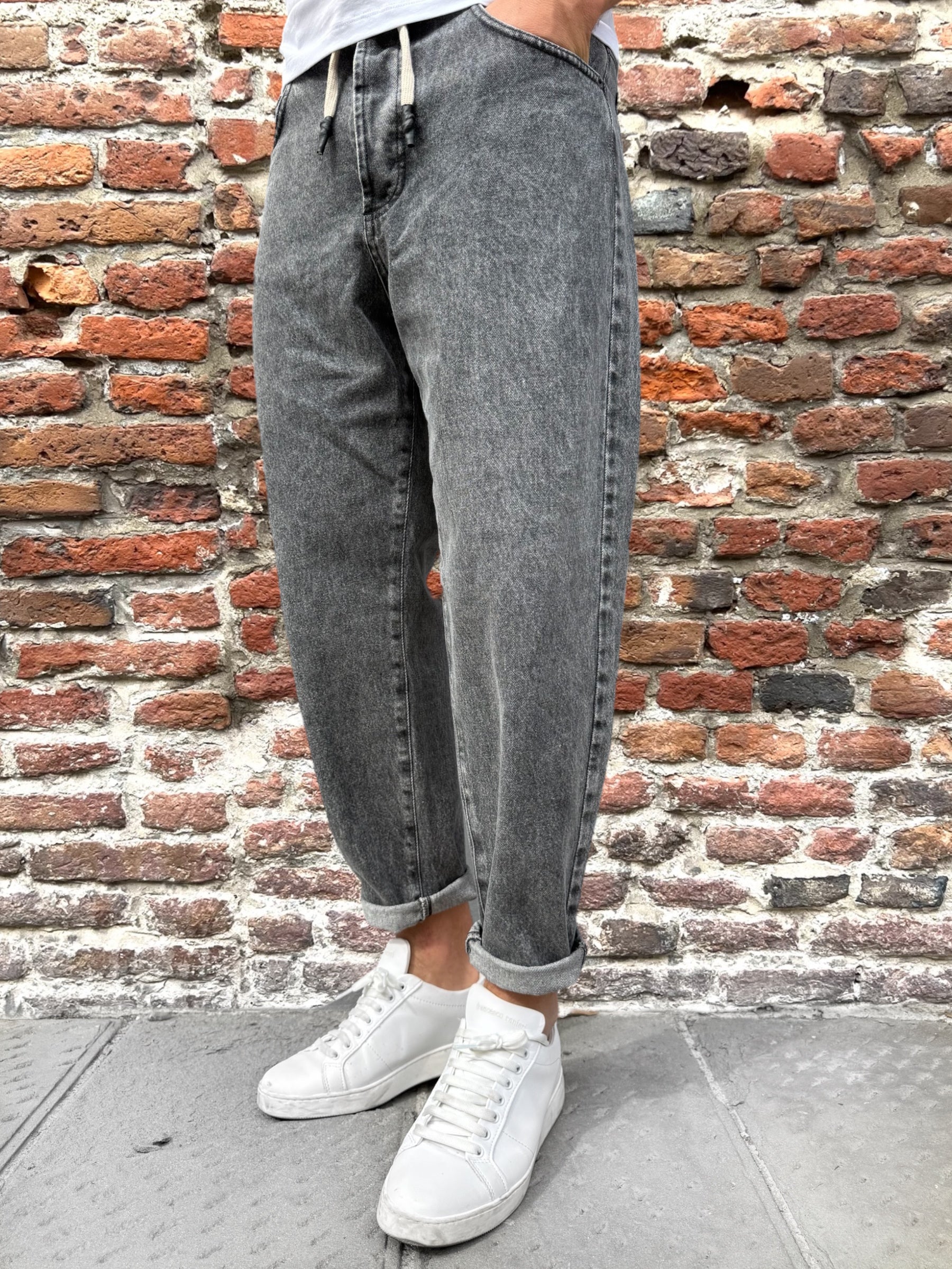 Jeans Block Eleven Coulisse Black (12239497068884)