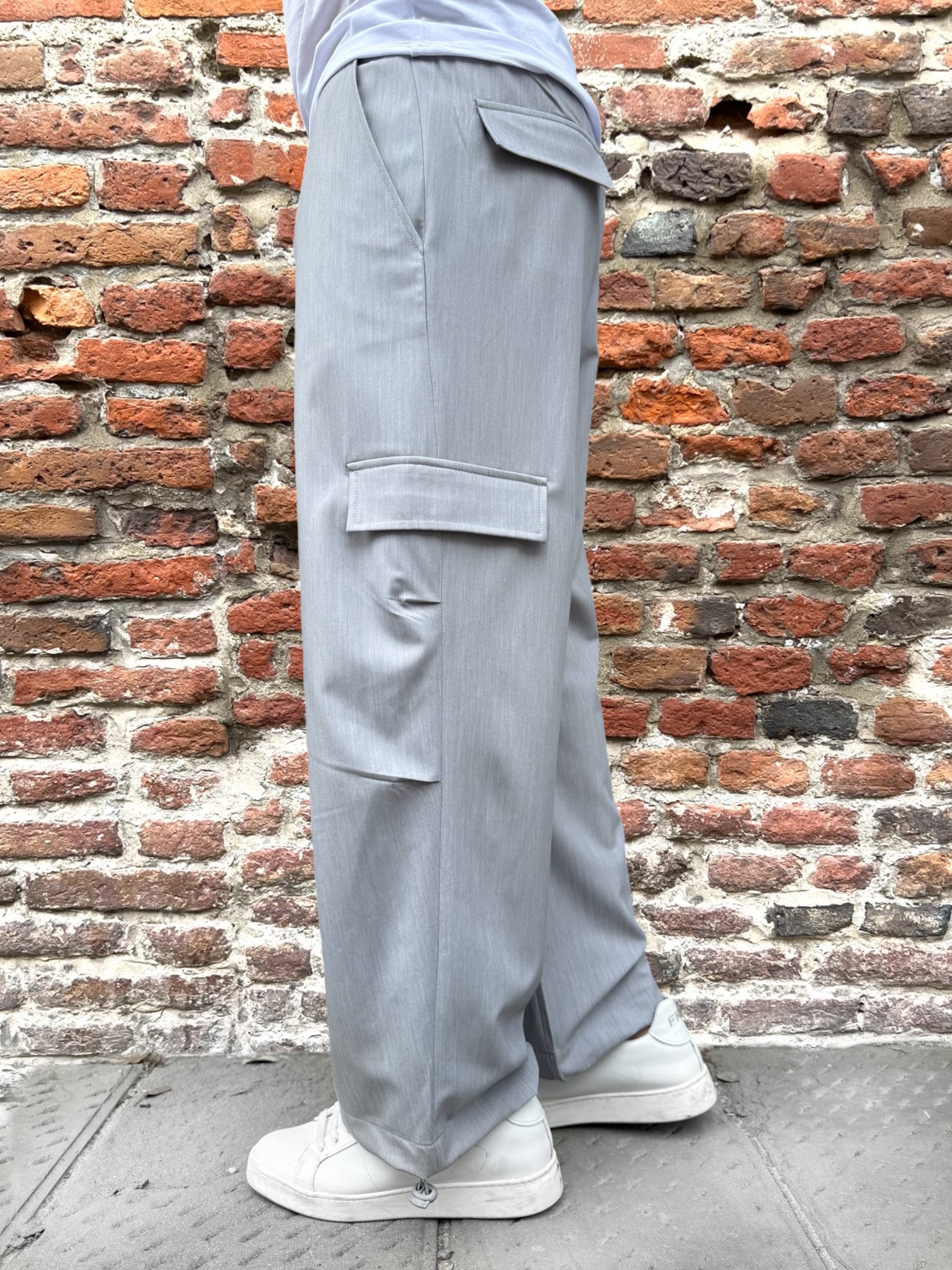 Pantalaccio Block Eleven Cargo Grigio 255 (12020687995220)