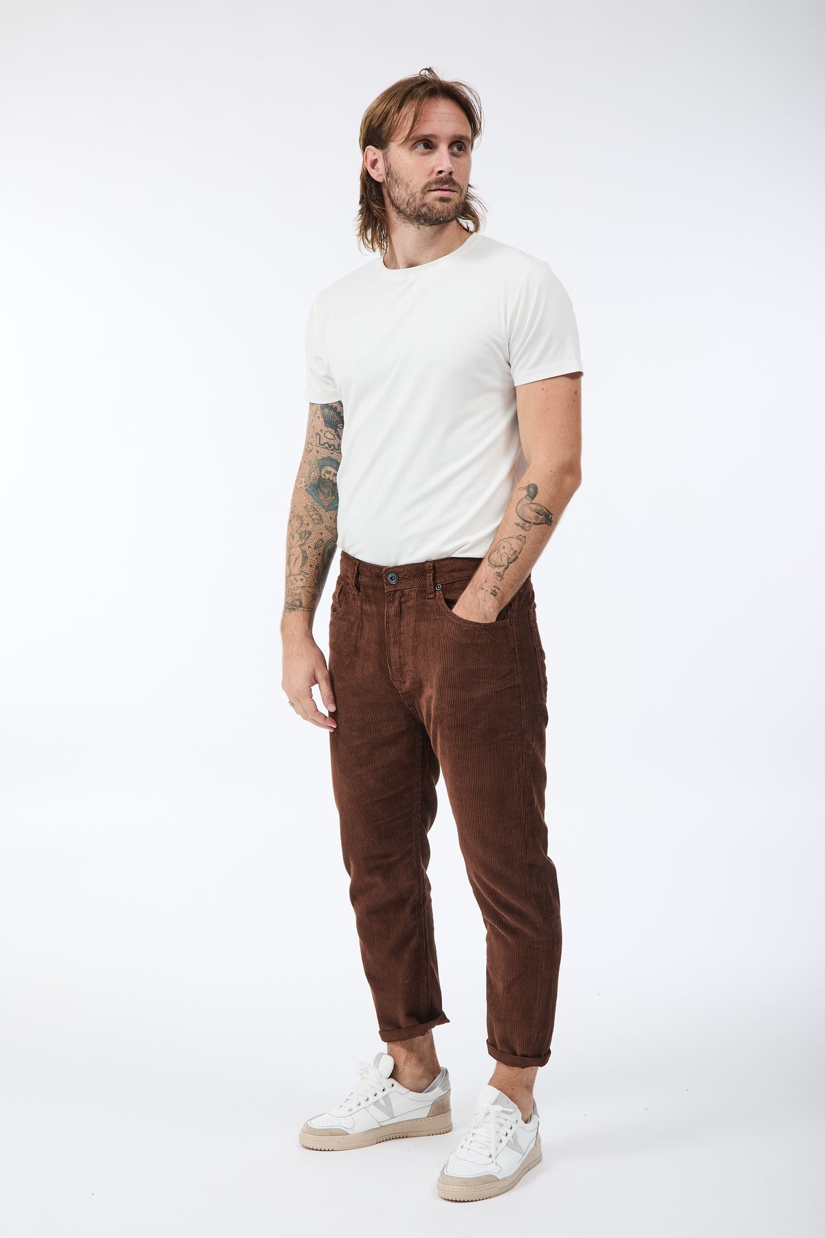 Pantalone Gianni Lupo Velluto Caffè 6227
