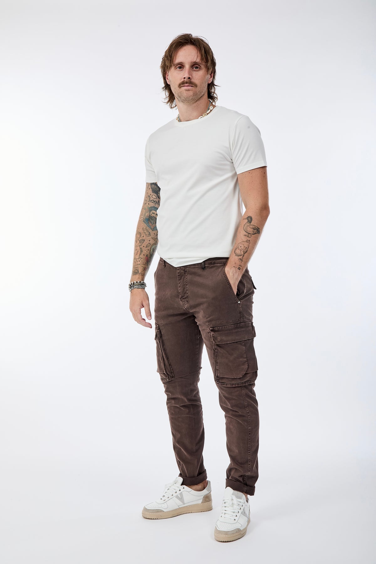 Pantalone Berna Cargo Moro 008