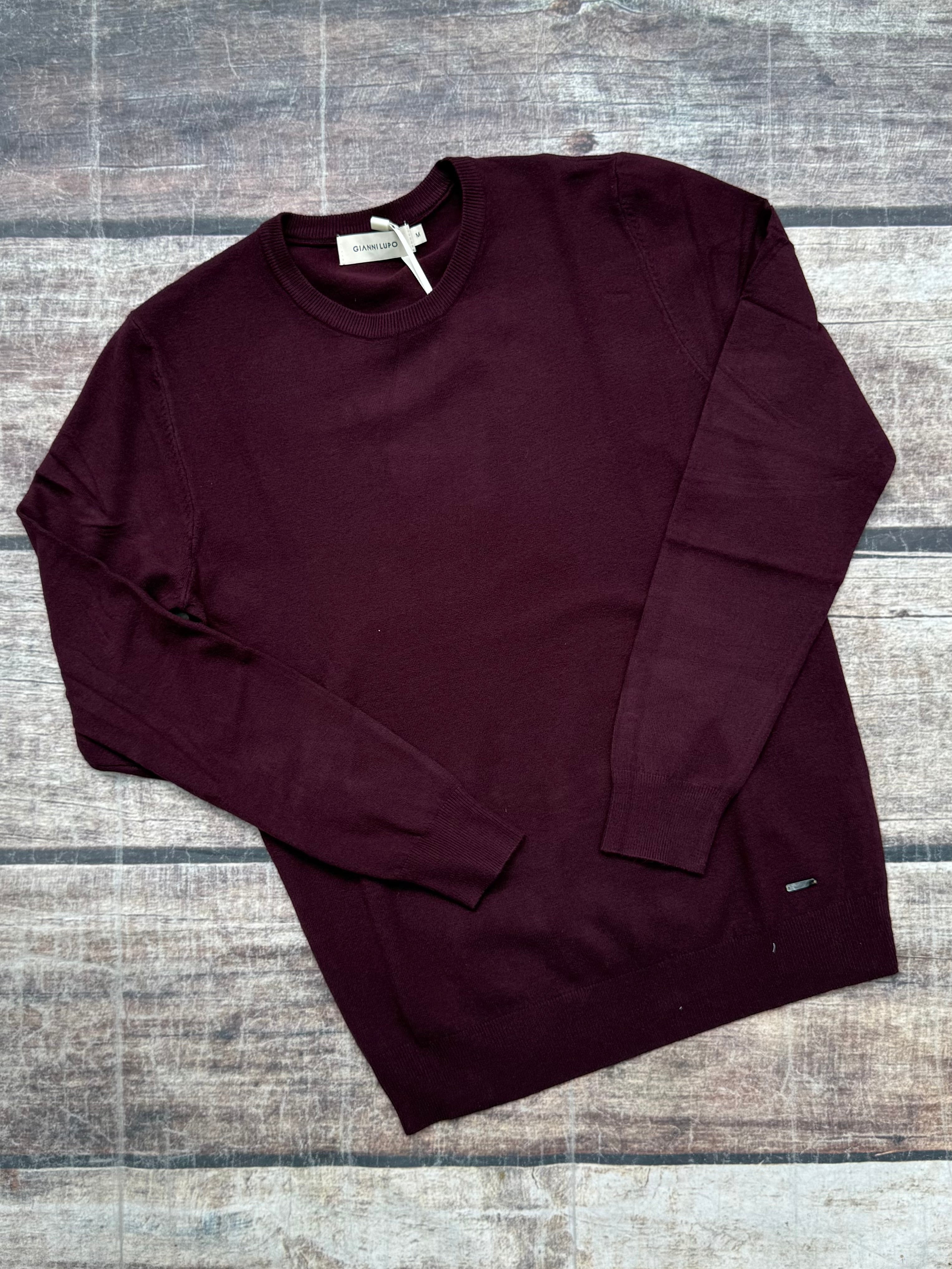 Maglioncino Gianni Lupo Bordeaux 33398 (12235733303636)