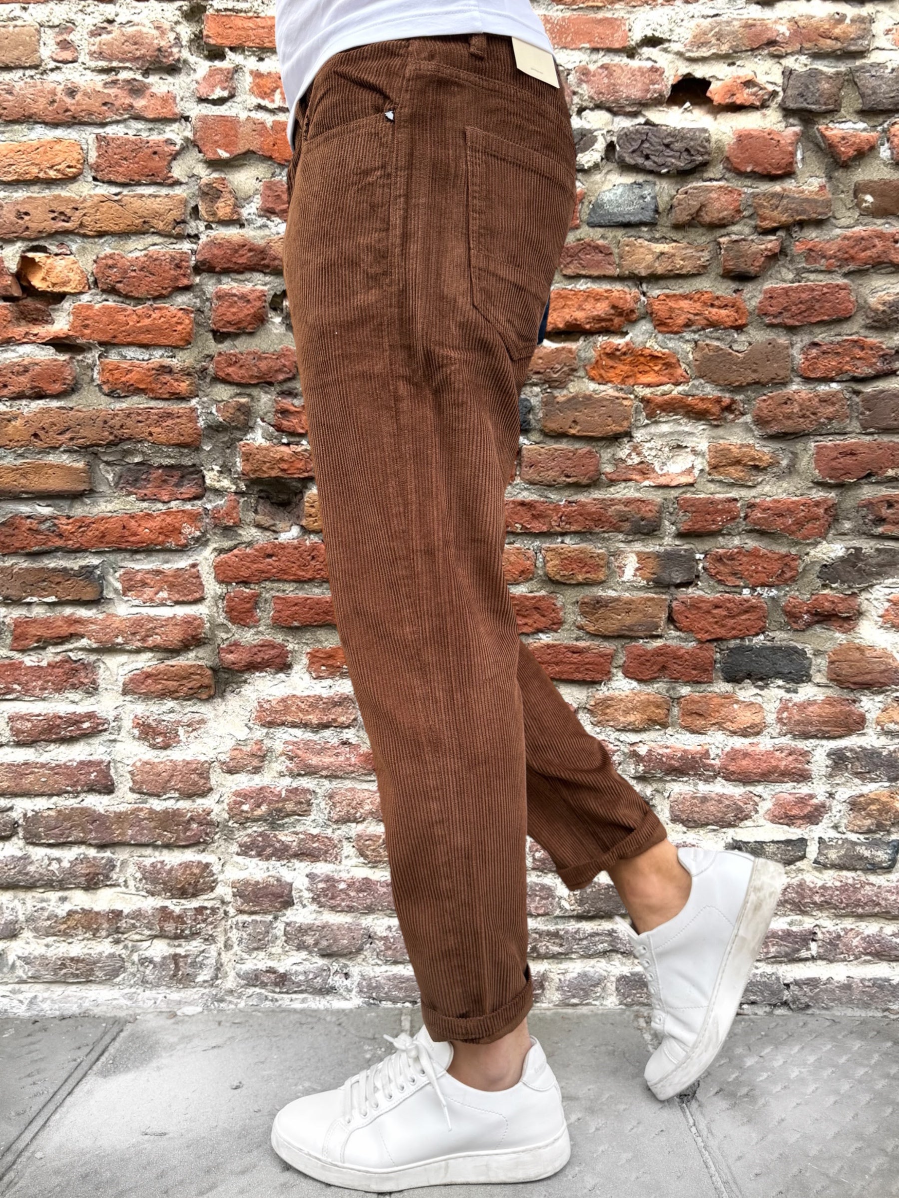 Pantalone Gianni Lupo Velluto Coffee 6227 (12258702524756)