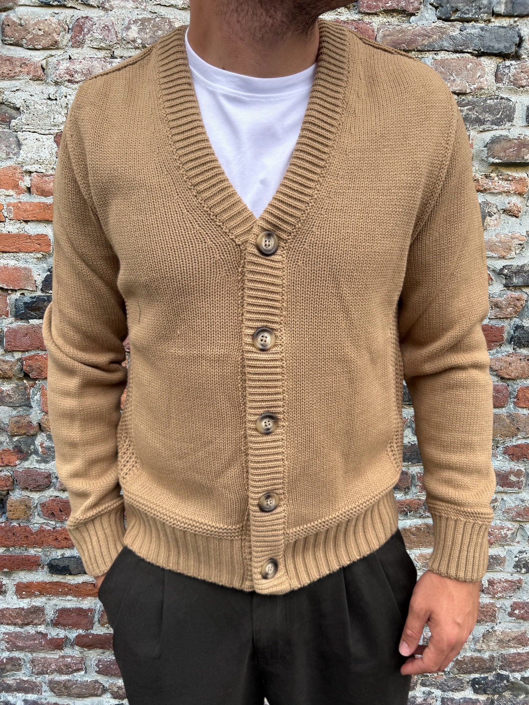 Cardigan Imperial Cammello 614 (12243132252500)