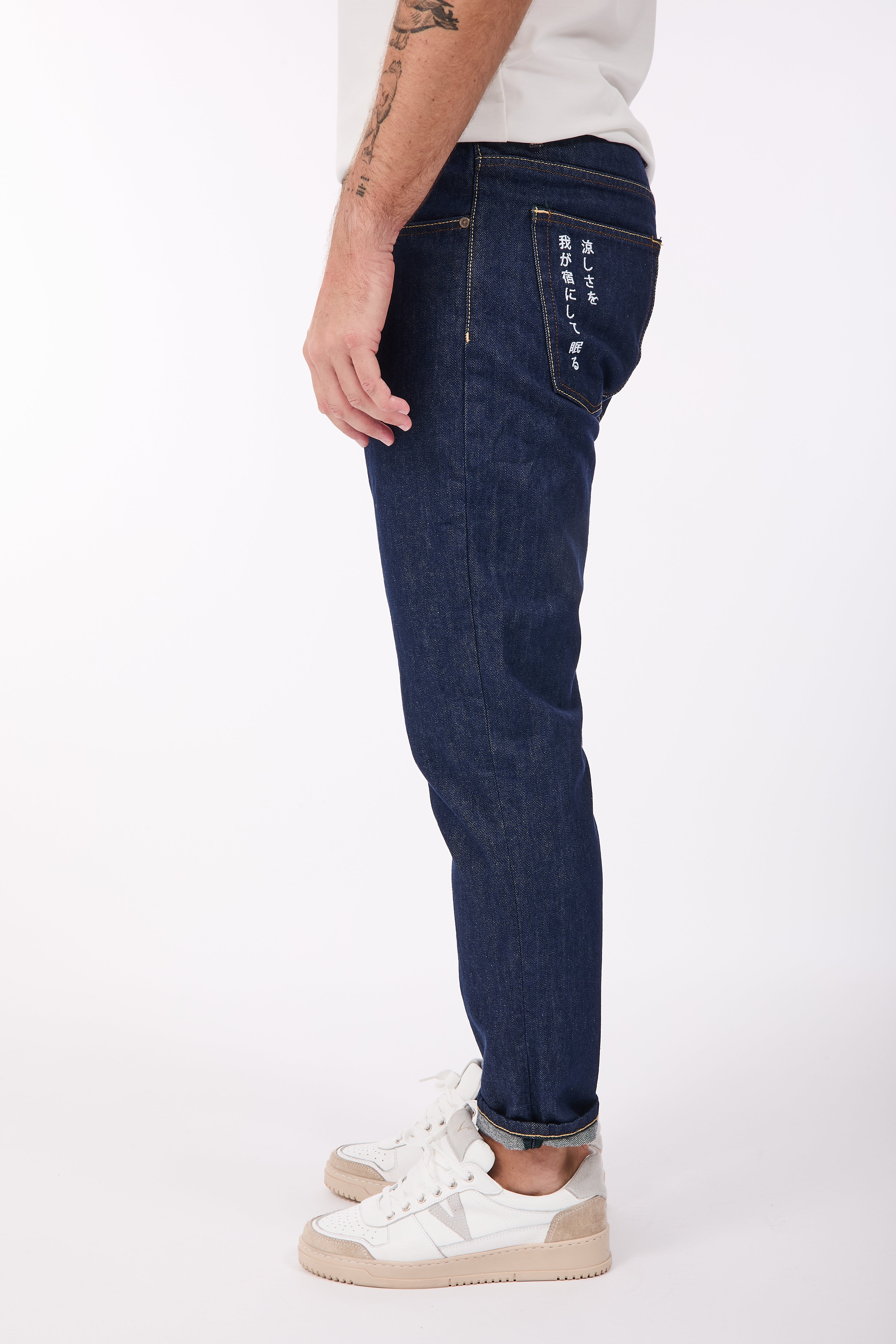 Jeans Pont Cropped Yellowstone Ricamo 00