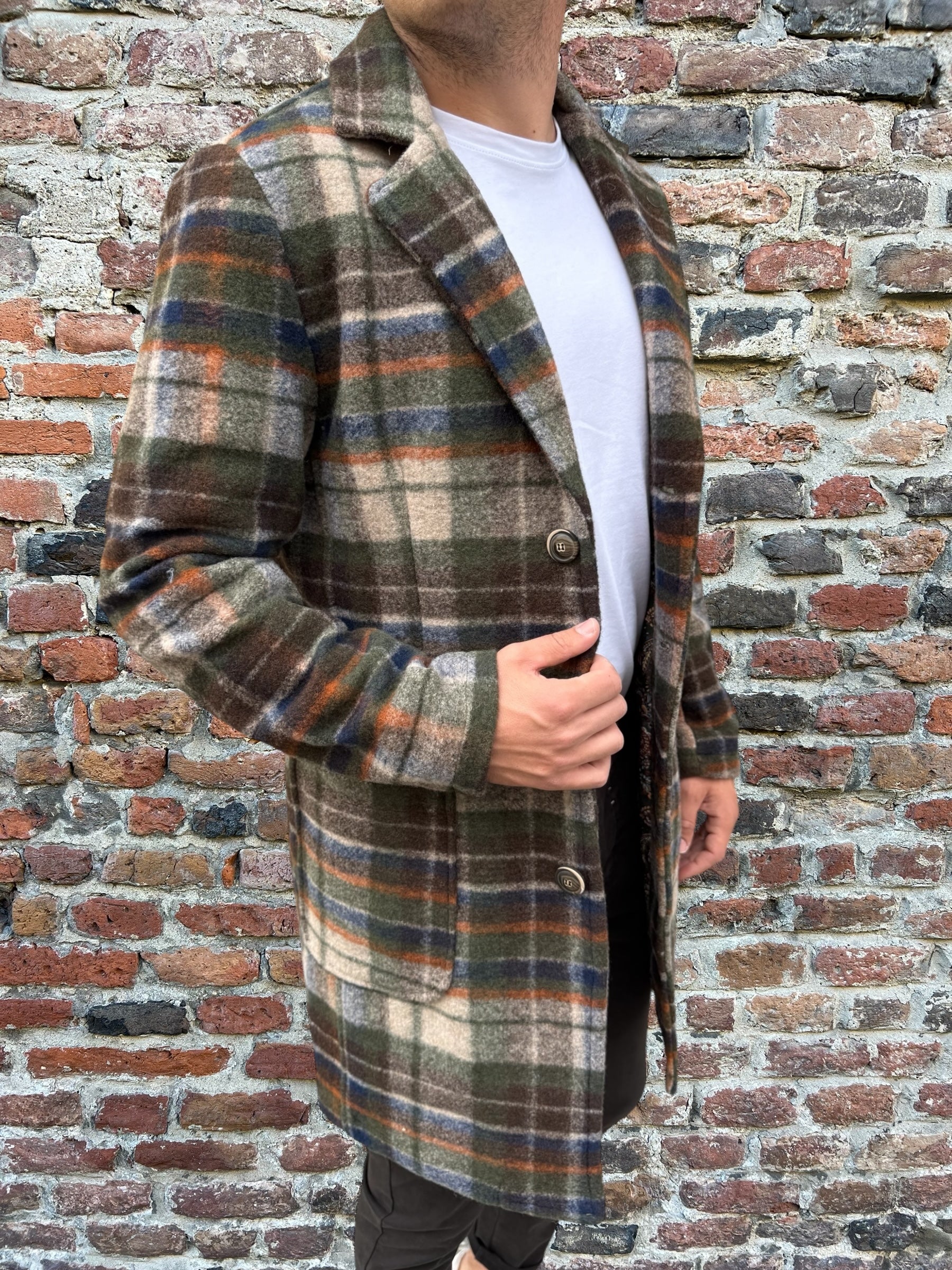 Cappotto Sartoriale V2 Check Militare (12256448840020)