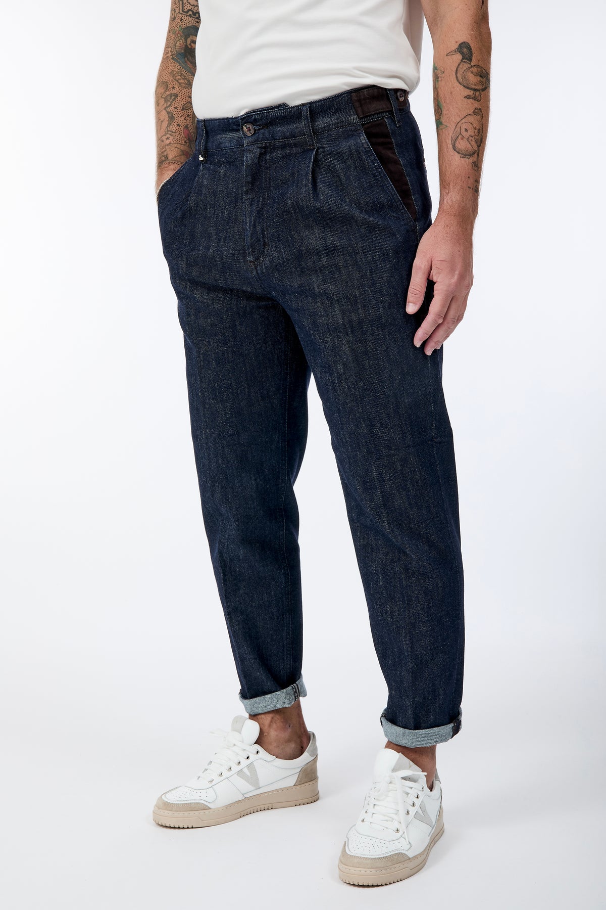 Jeans Berna Inserti Velluto 513