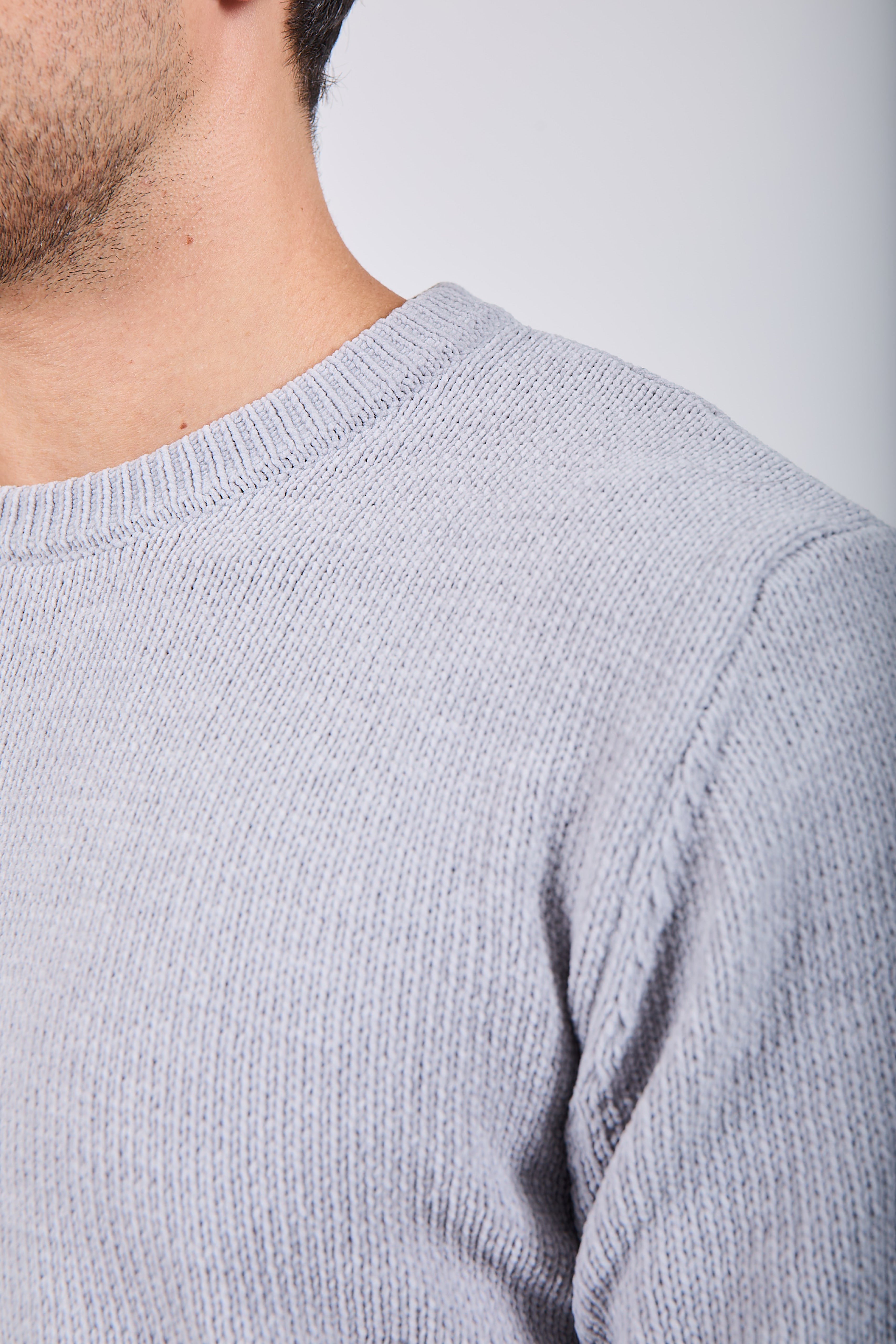 Maglione Gianni Lupo Ciniglia Grigio 535 (12245638644052)