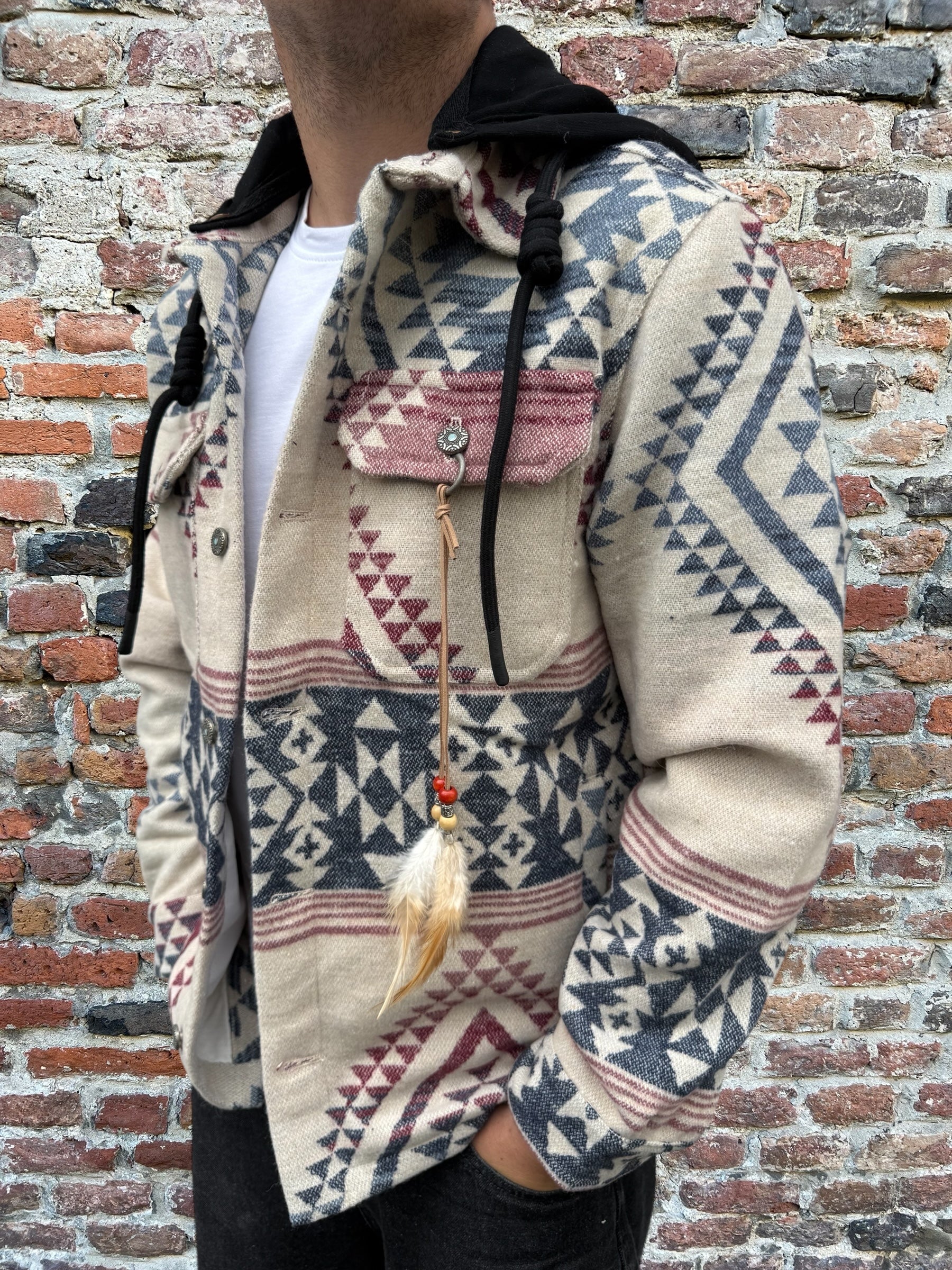 Overshirt Berna Cappuccio Azteco 277 (12235769282900)