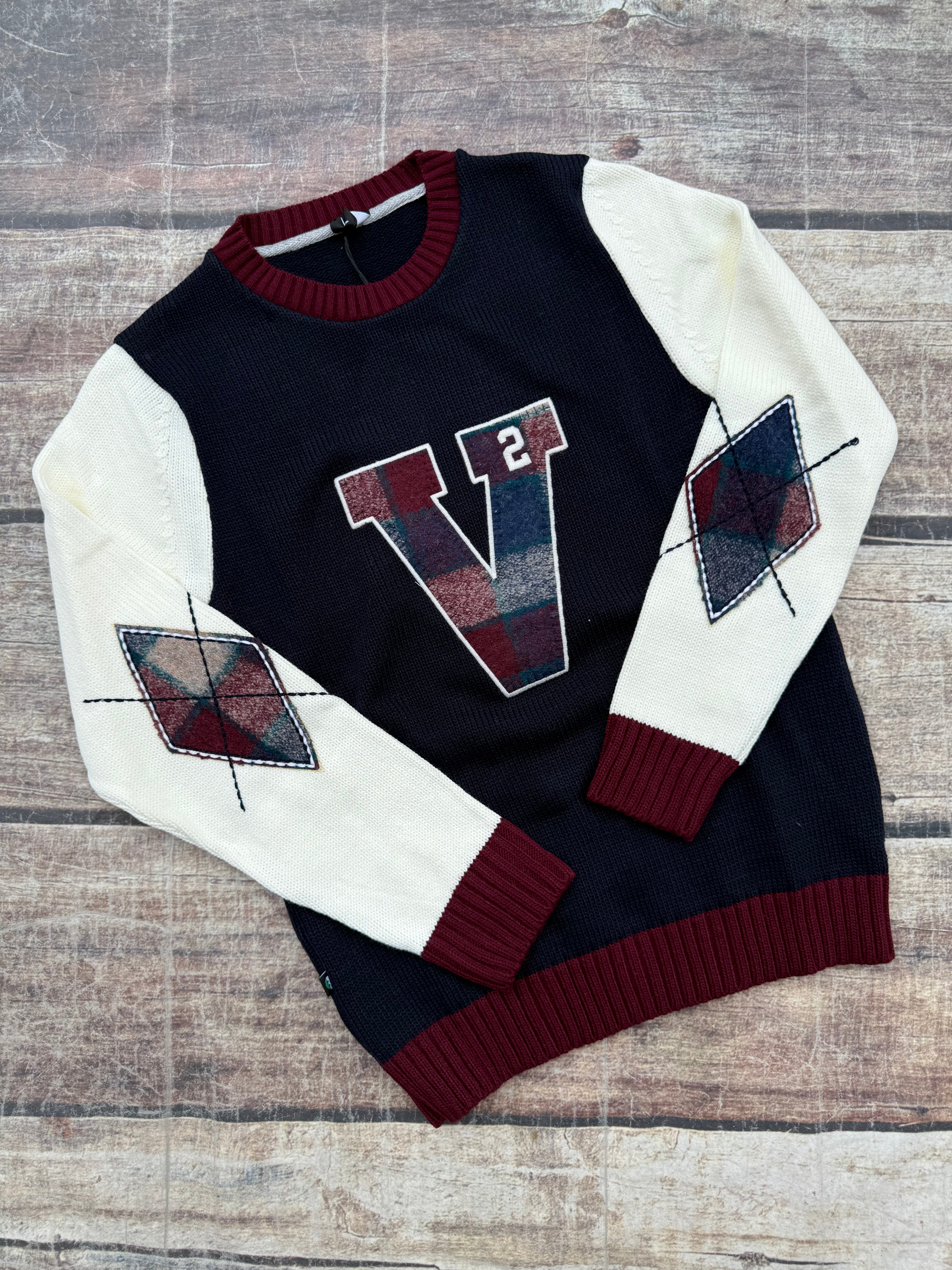 Maglione V2 College Blu (12255736693076)
