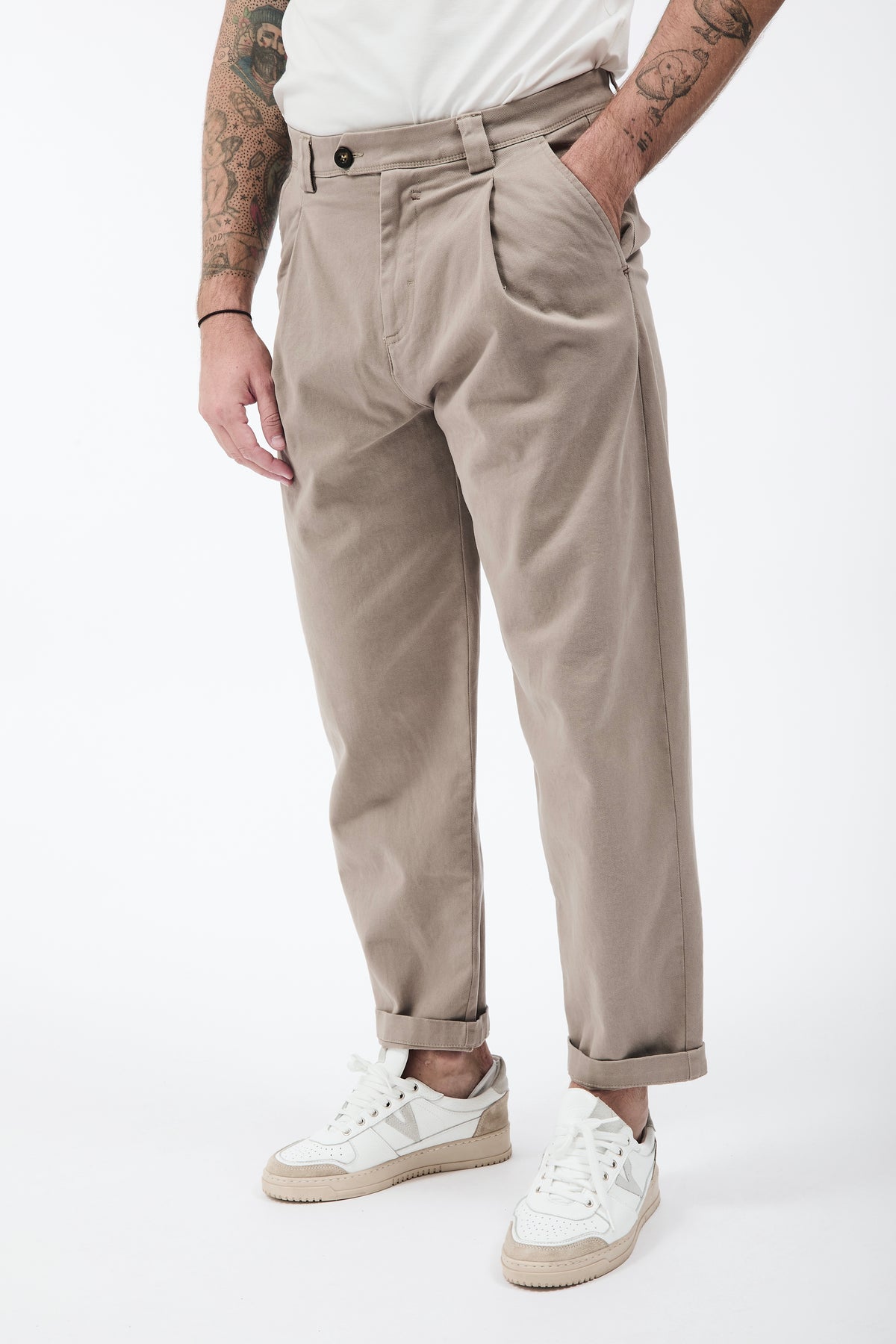 Pantalone Alta Tensione Japan Acciaio Tortora