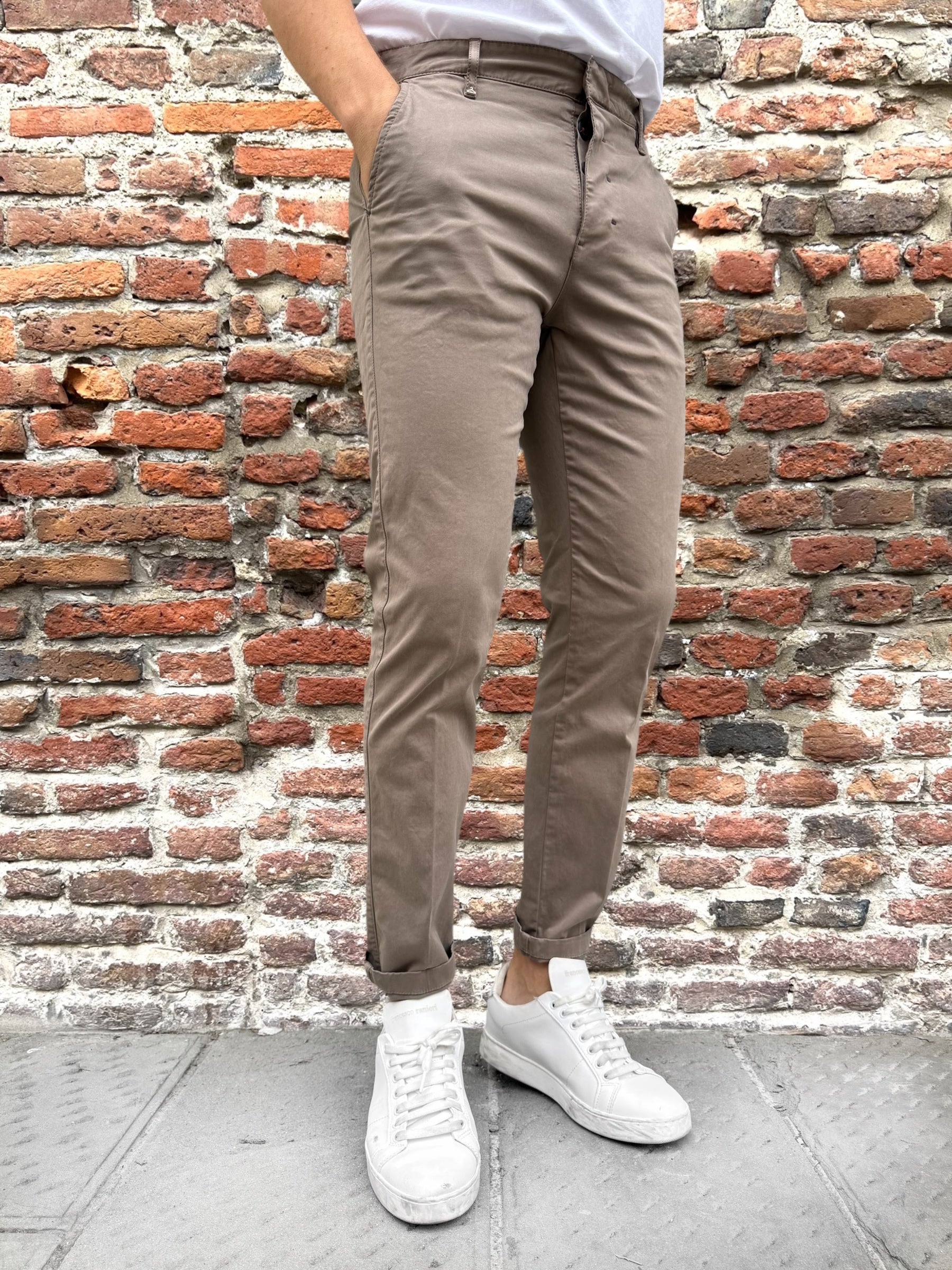 Pantalone Berna Chinos Tortora 71 (12247789207892)