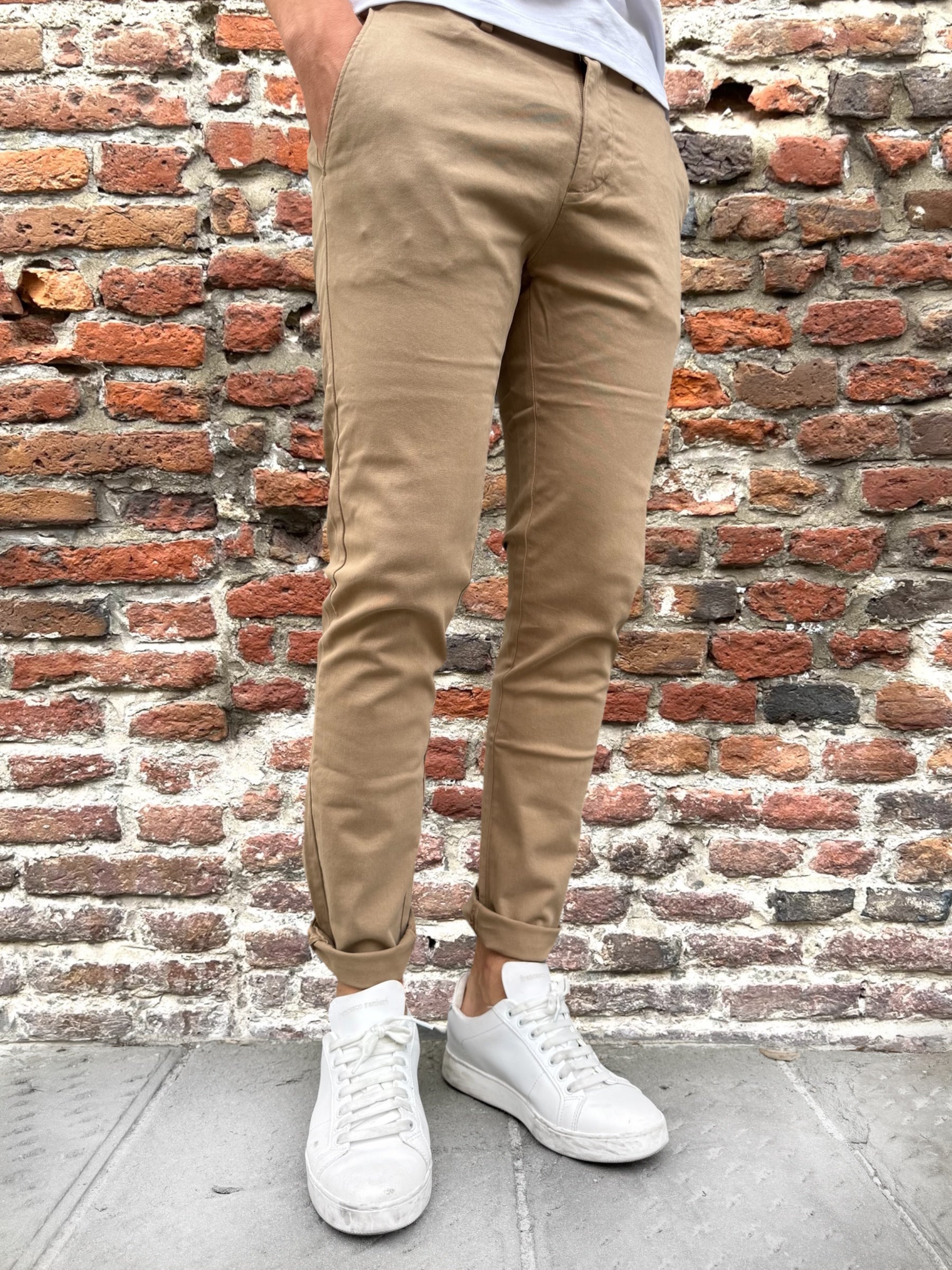 Pantalone Gianni Lupo Chinos Tahoma Cammello (12242071486804)