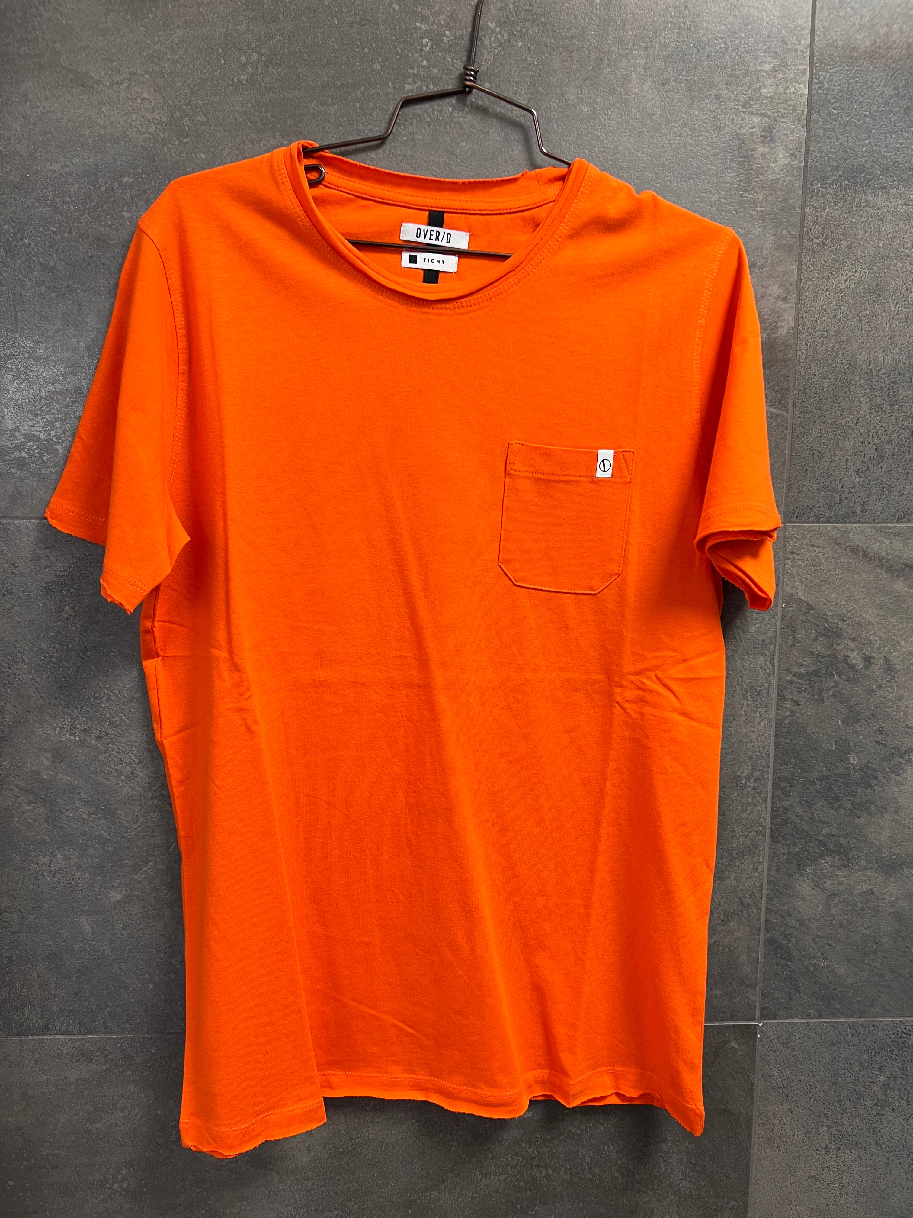 T-shirt Over-d Taschino Arancio T02 (8830668865876)