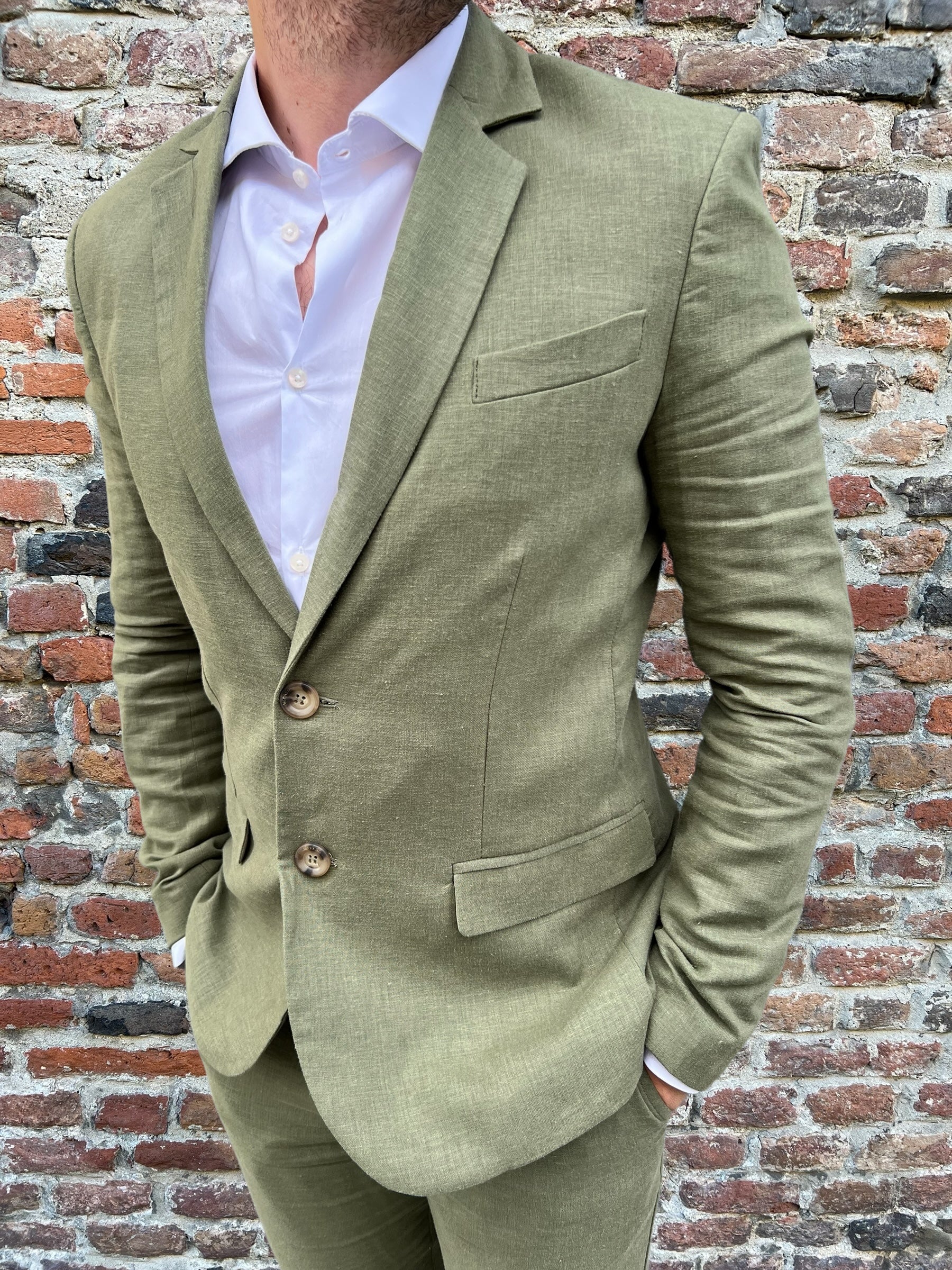 Giacca Imperial Lino Army 71 (9190982648148)
