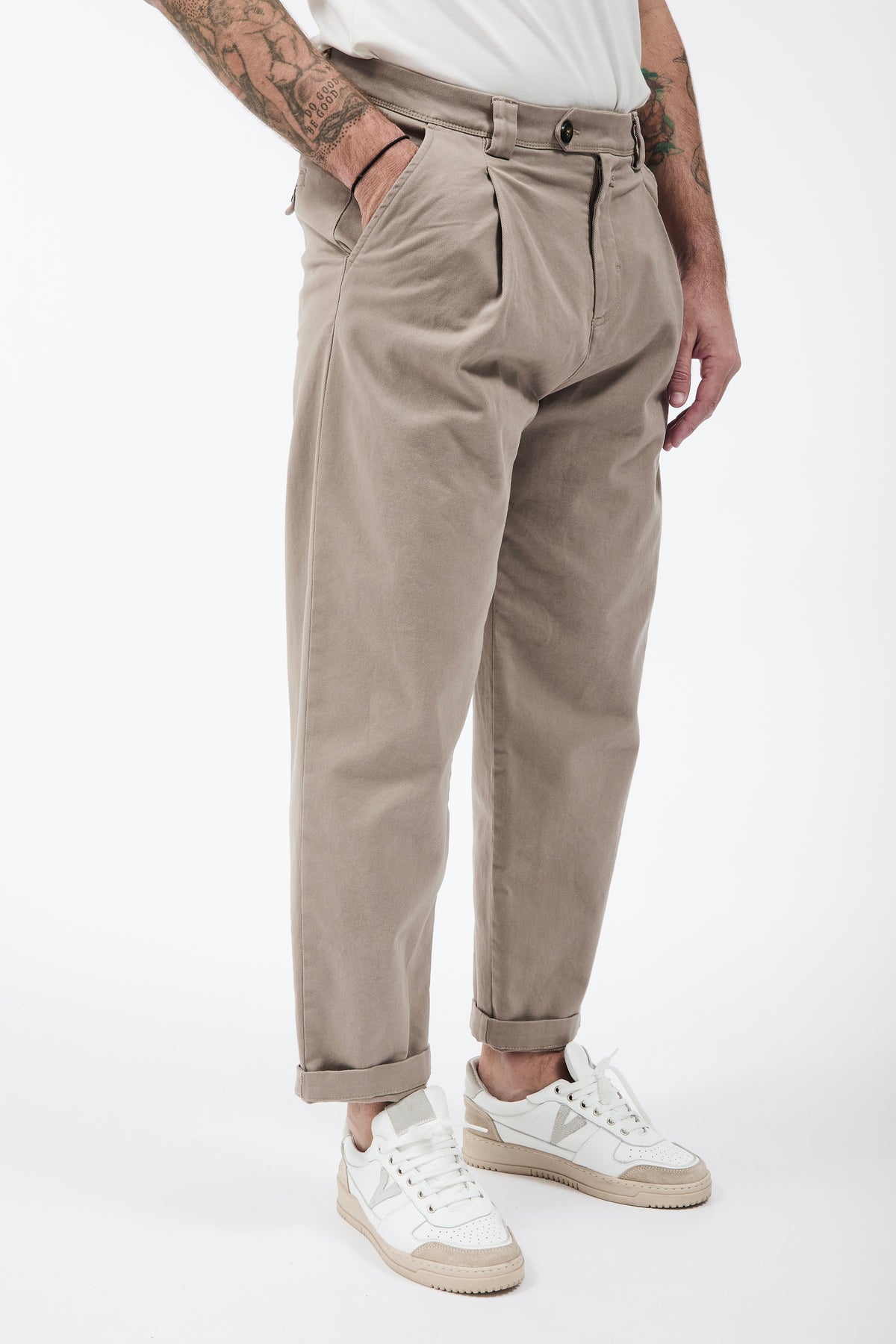 Pantalone Alta Tensione Japan Acciaio Tortora