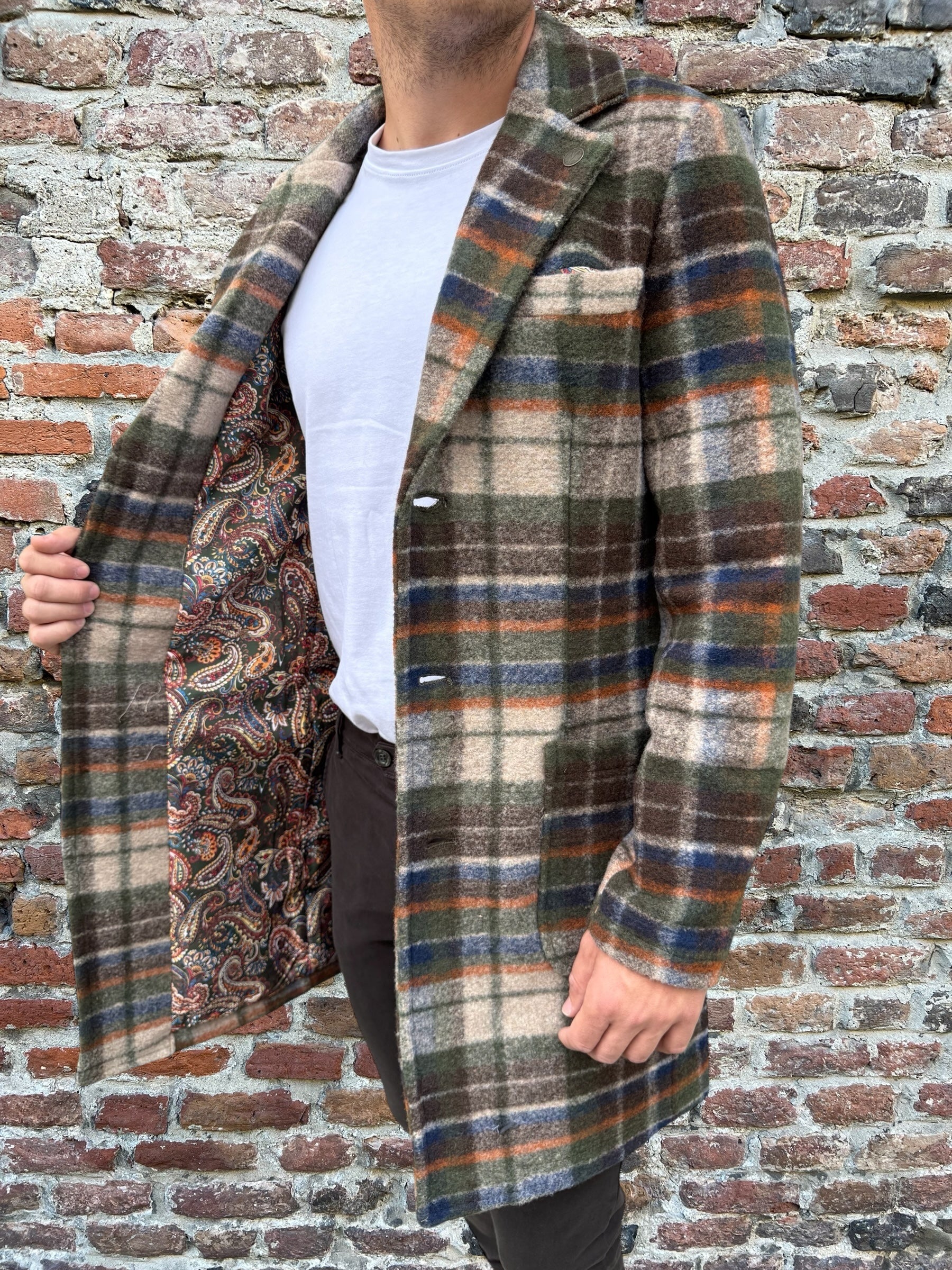 Cappotto Sartoriale V2 Check Militare (12256448840020)