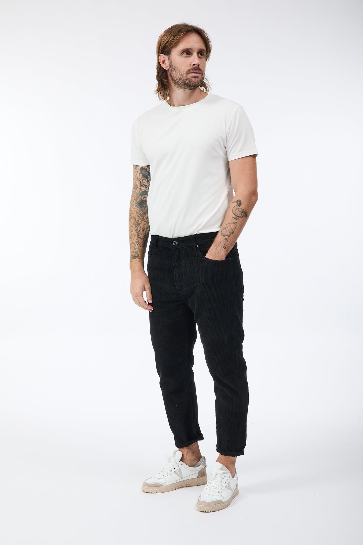 Pantalone Gianni Lupo Velluto Nero 6227